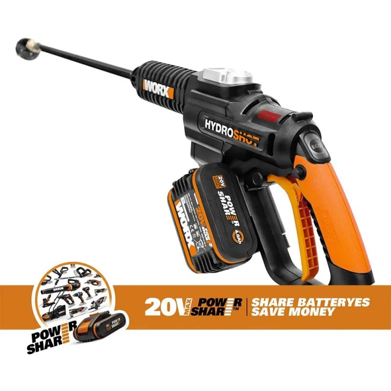 WORX WG630E HIDROLIMPIADORA 20V 4AH - Envío desde España 24H -