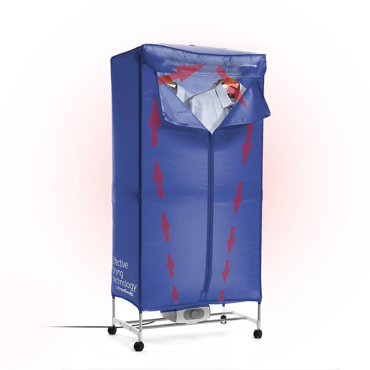 2-layer portable electric dryer Dupledry Blue InnovaGoods 1200 W