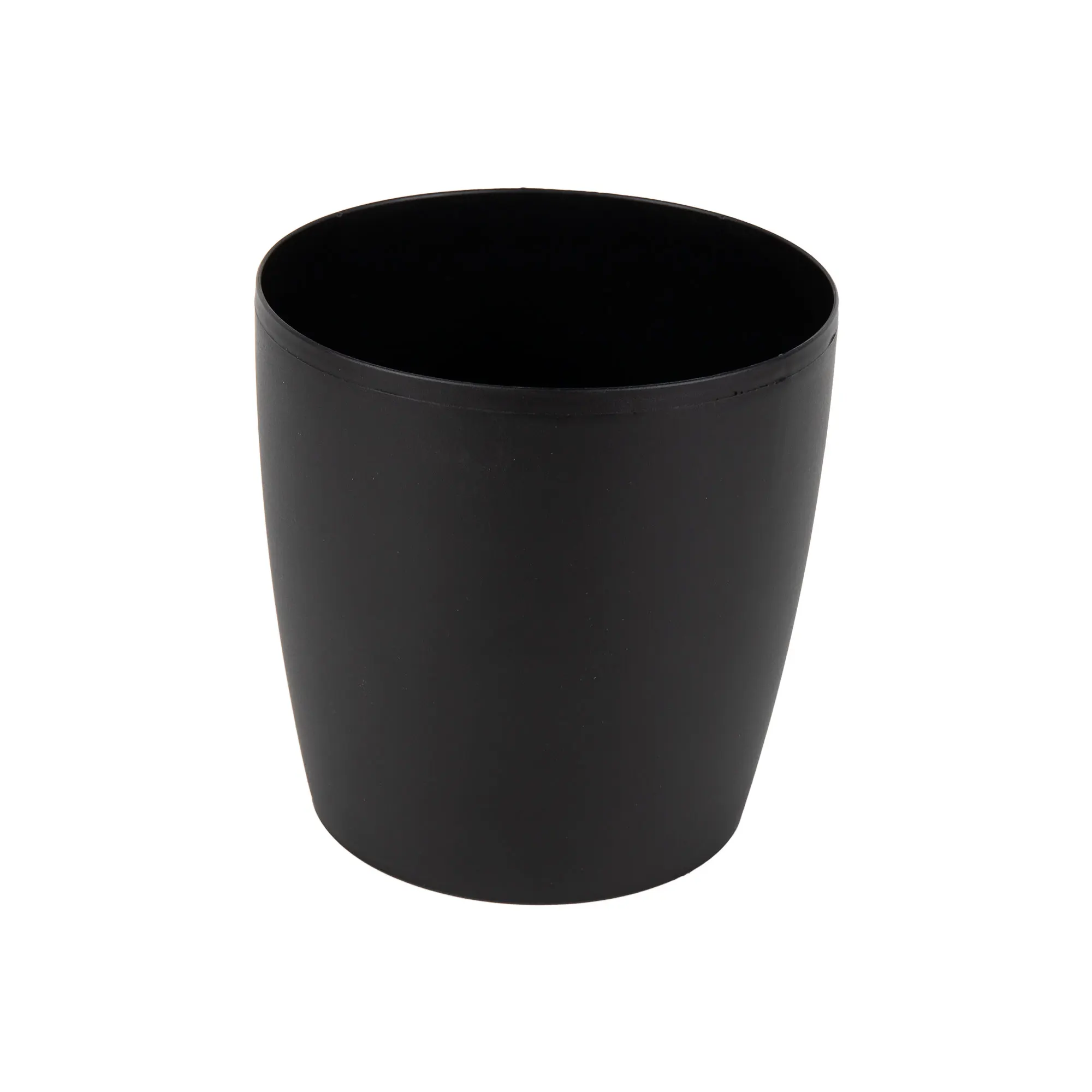Pack de 12 Macetas Cofan de Polipropileno Redondas | Color Negro