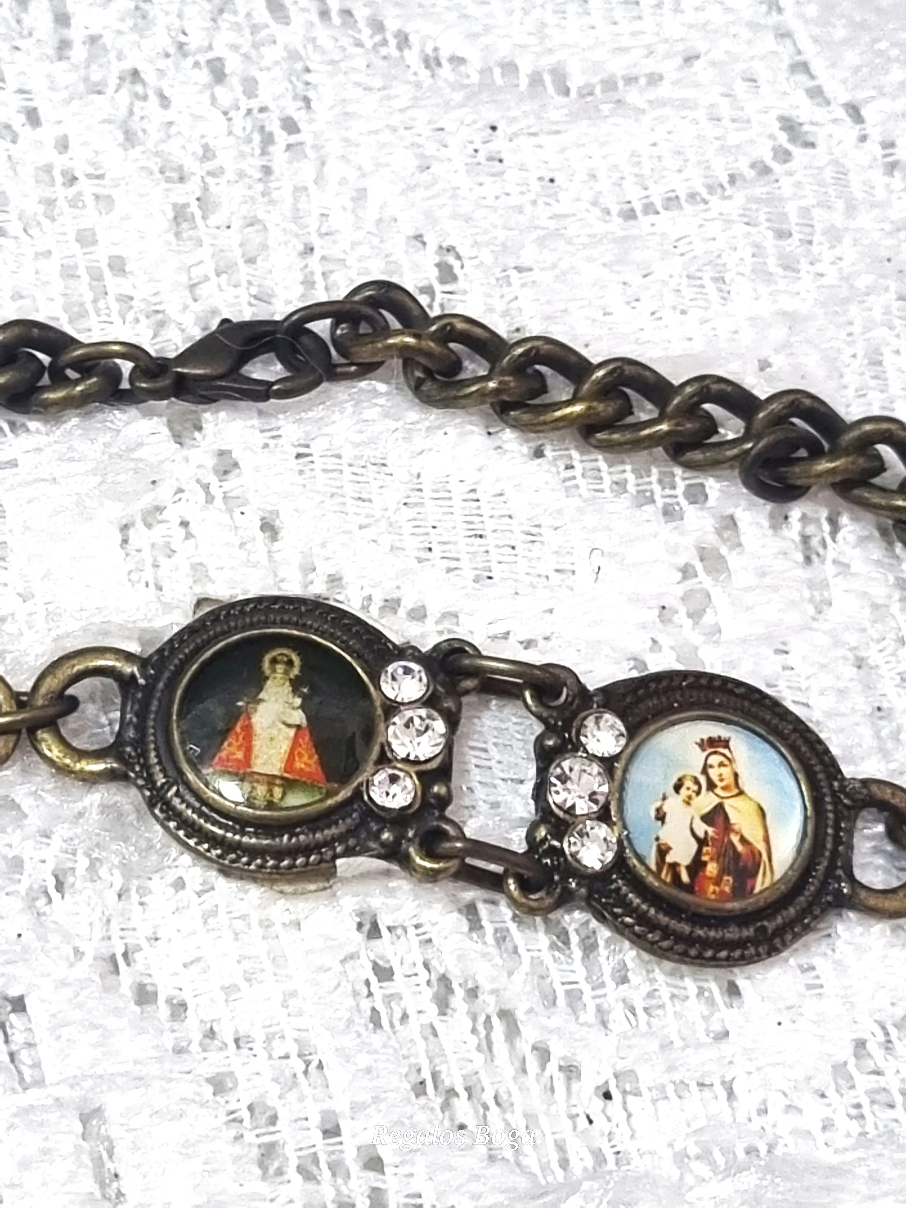 Vogue gifts-bracelet of the Virgin of Covadonga and the Virgin of Carmen