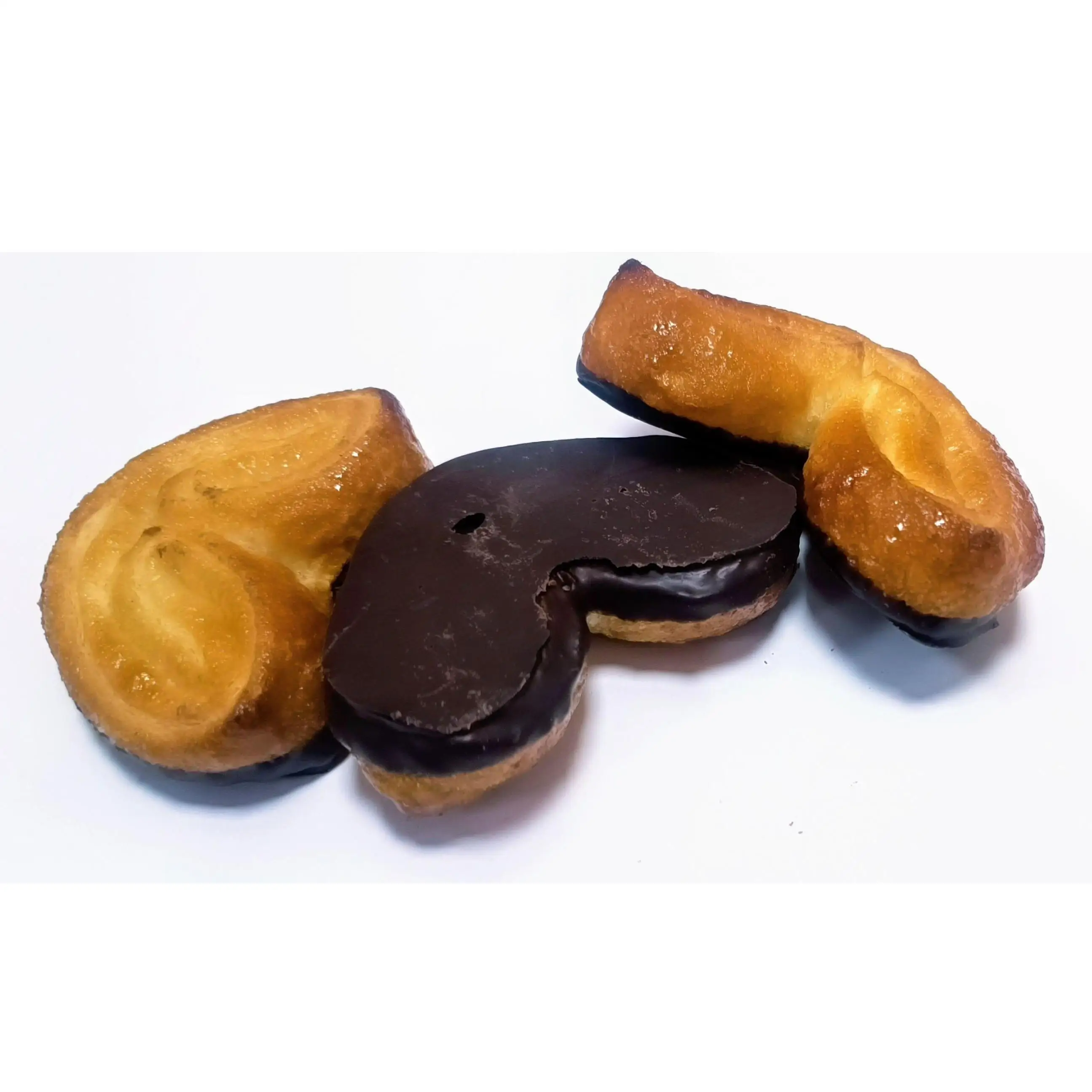 Deliciosas Palmeritas de Hojaldre con Cobertura de Chocolate 1.2 kg - El horno de Don Ramon, Ideal para Candy Bar y Celebraciones