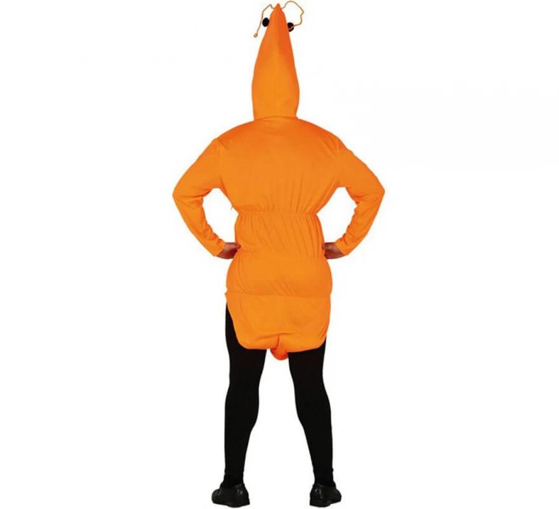 Guirca orange prawn costume for adults