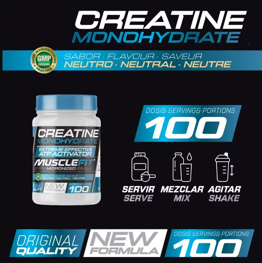 Creatine micronized monohydrate 300g - musclefit │ Musclecult │