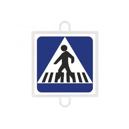 PANEL DE SEÑALIZACIÓN TRÁFICO DE INDICACIÓN Nº 3 (PASO PEATONES) SOFTEE