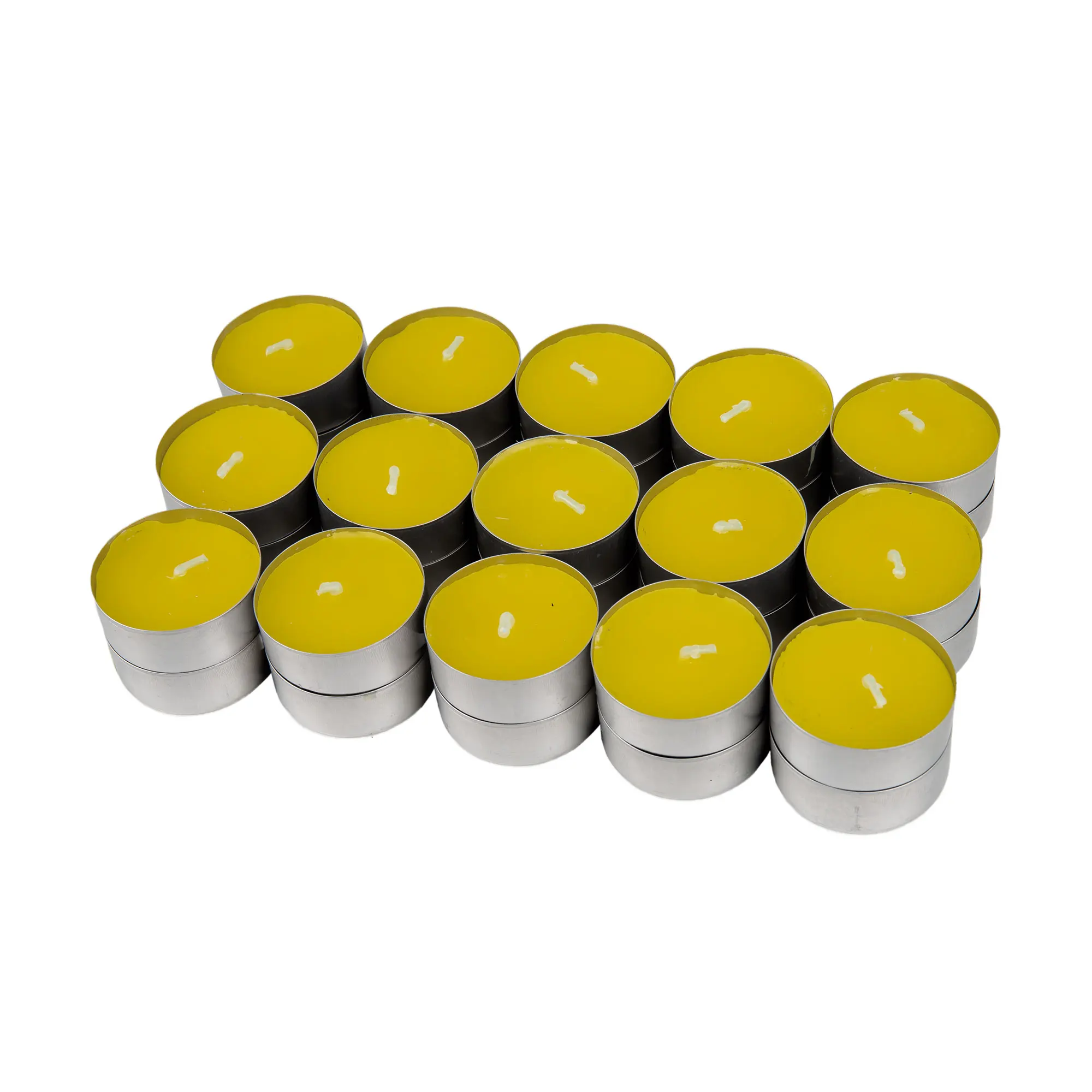 Cofan Pack de 30 Velas Tea Light de Citronela | Más de 4 Horas de Duración | Repelente natural