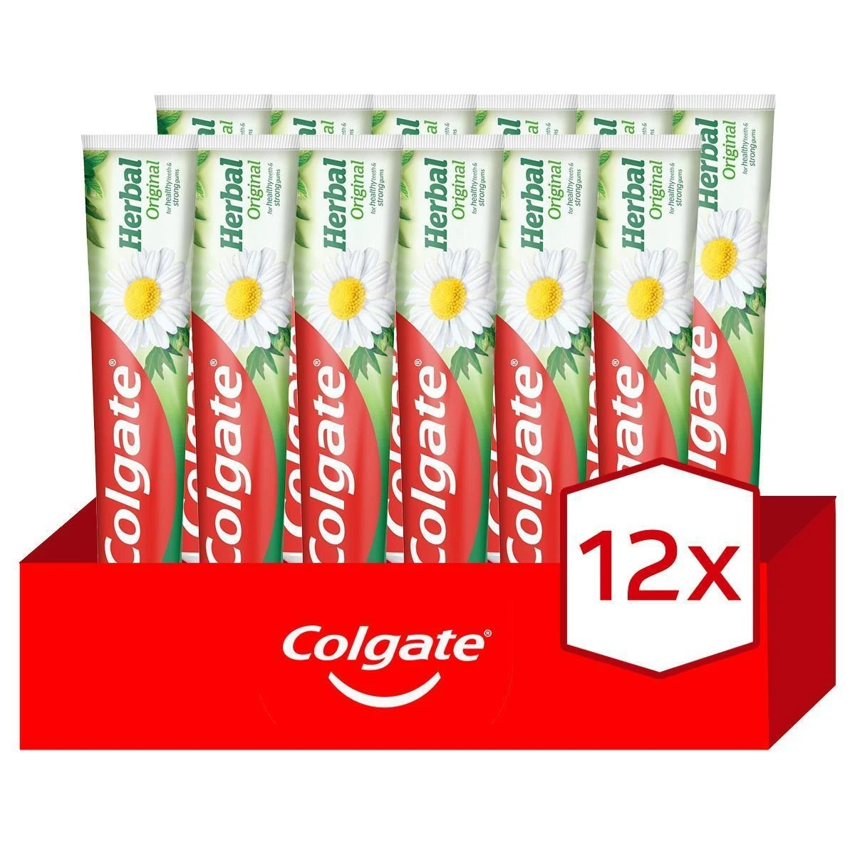 Pasta de dientes Colgate Herbal con extractos de plantas 75ml. Pack 12