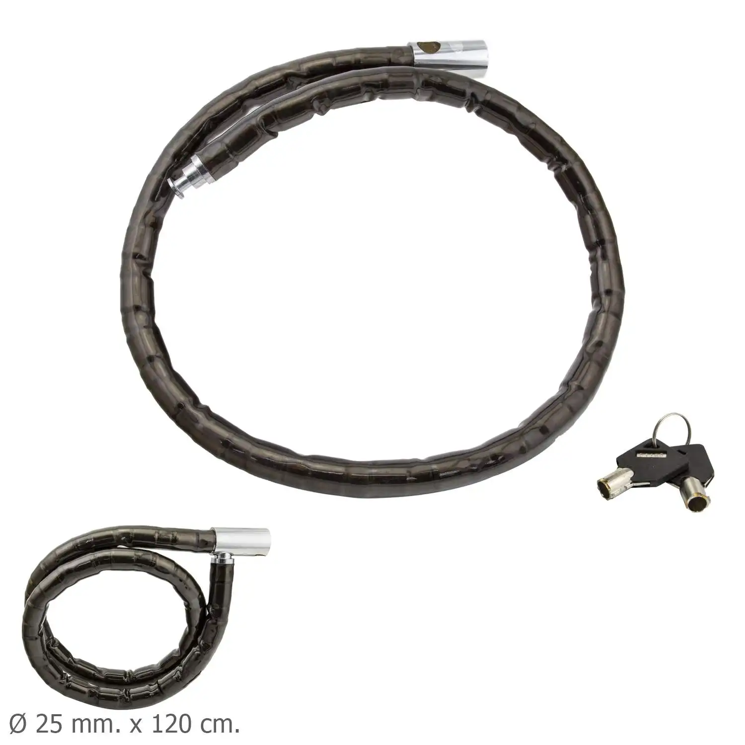 SANCO STORE - MAURER Piton Moto Blindado Llave Tubular 25 mm. x 120 cm.