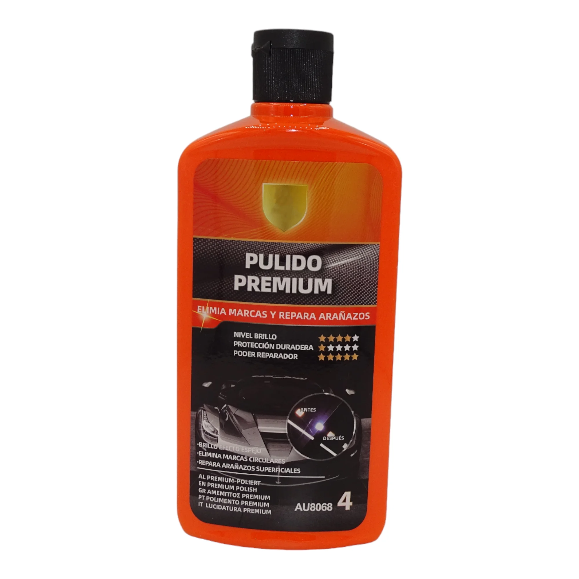 picolar CERA DE PULIDO PREMIUM 500ML + GUANTE DE LAVADO DE COCHE