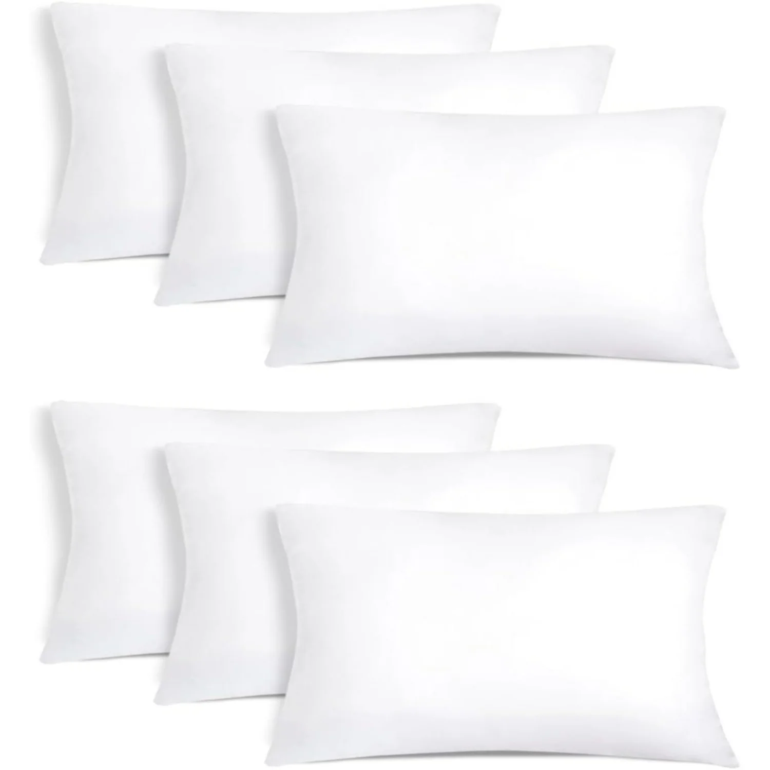 DECODEKO - Pack de 2 o 4  o 6 Unidades. Cojines Decorativos ,almohada cervical, Cojín Acolchado Para el Hogar, Almohadón Relleno de Fibra Hueca, Para el Sofá o el Coche, en Todos los Tamaños 40x40
