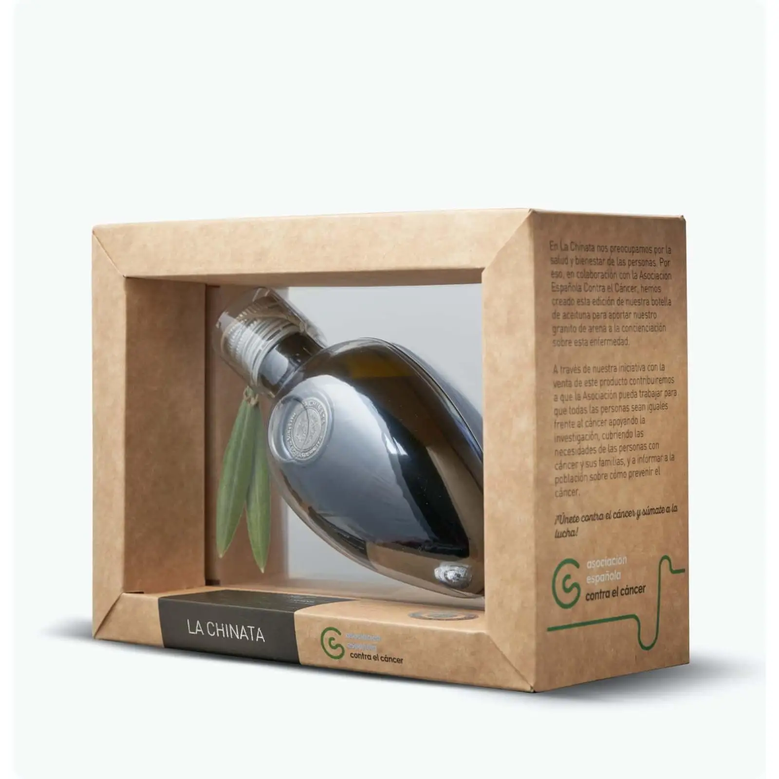 La Chinata Botella AOVE Aceituna Solidaria AECC