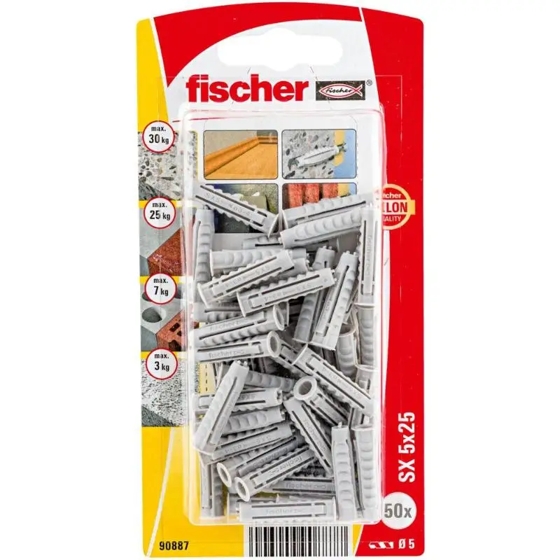 Blister 50 taco sx 5*25 k 90887 fischer