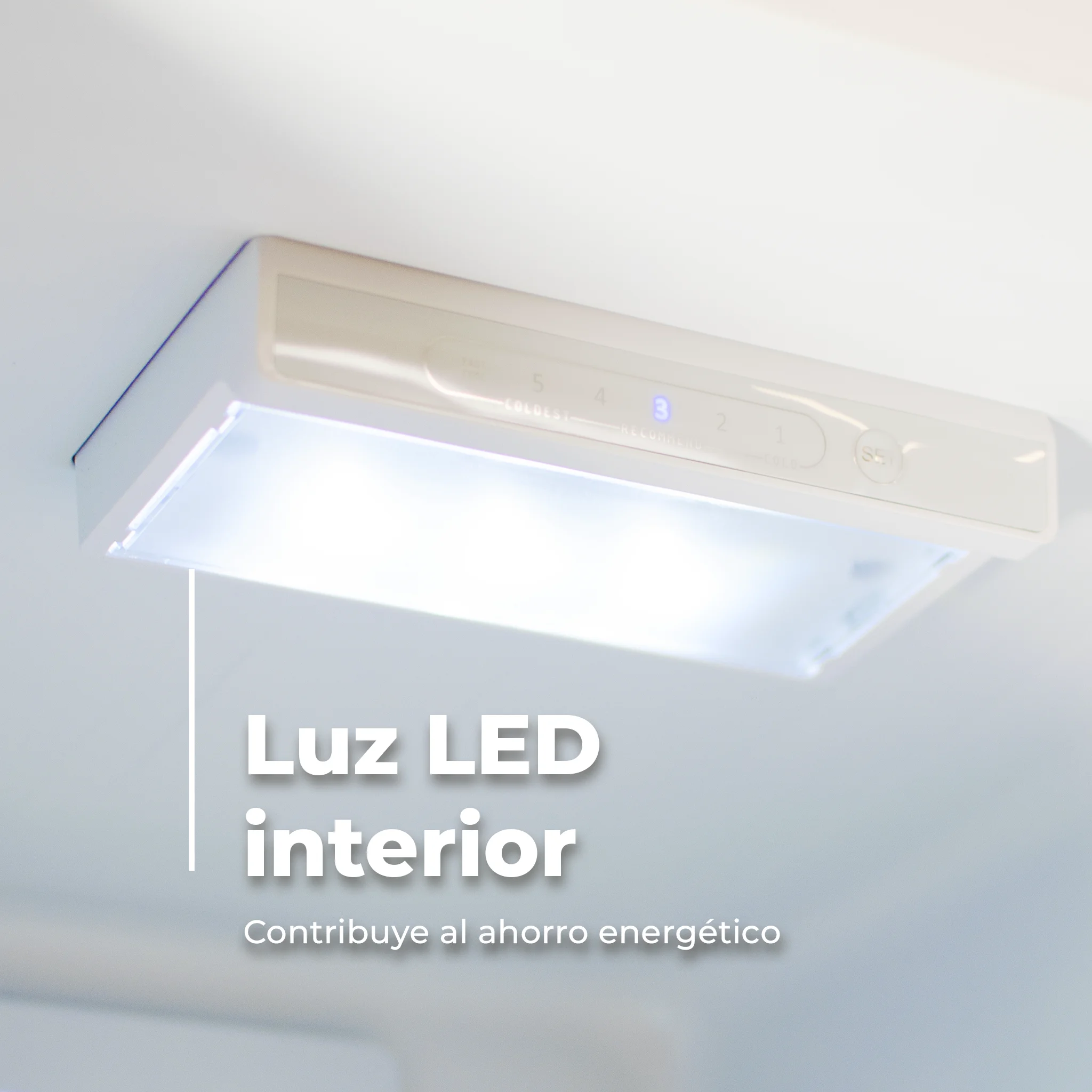 EVVO F52 – High Performance No Frost Combi Refrigerator, 250-300L Capacity, Stainless Steel, Features Inverter Motor for Quiet Operation, Multi Air Flow Cooling, LED Interior Light, ECO Technology, Fast Cooling Function, Energy Efficiency Class E.