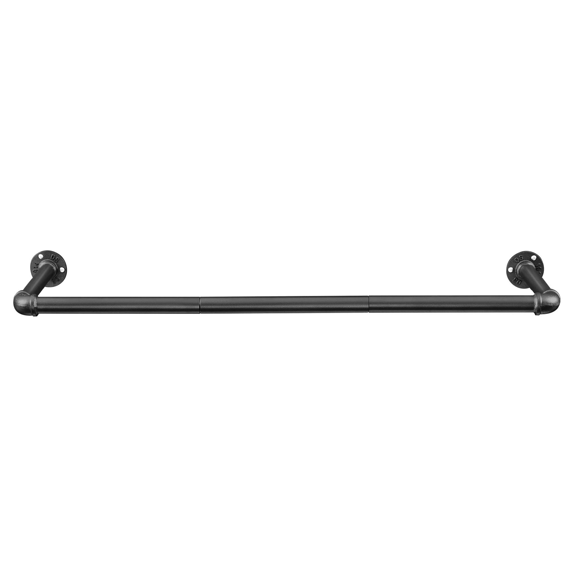 SONGMICS - Perchero de Pared, Barras de suspensión para Ropa de tuberías industriales, Ahorro de Espacio, 92 x 30 x 7,5 cm, Capacidad de 50 kg, fácil instalación