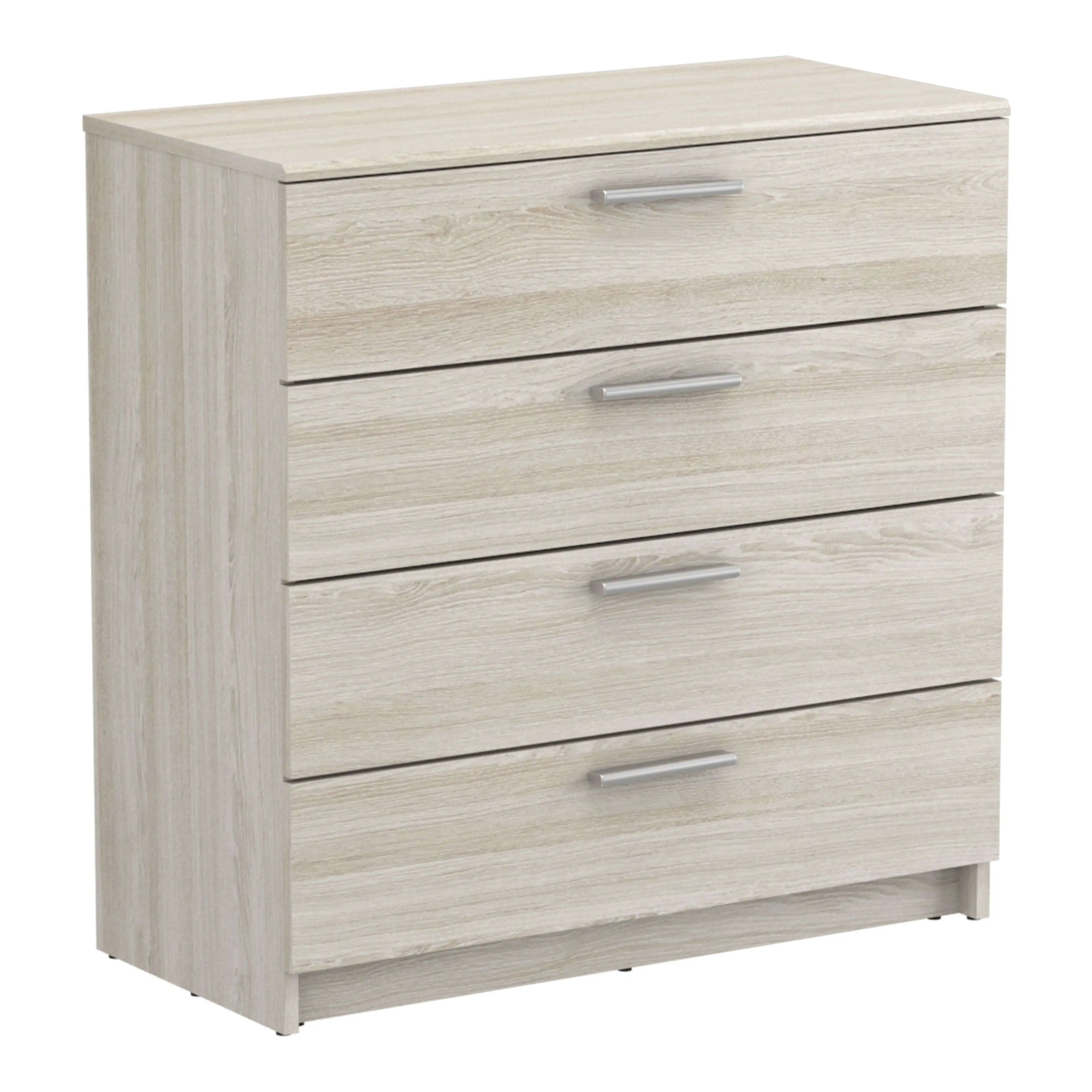 Miroytengo Cómoda Prins Roble Shannon 81x80x38cm Dormitorio