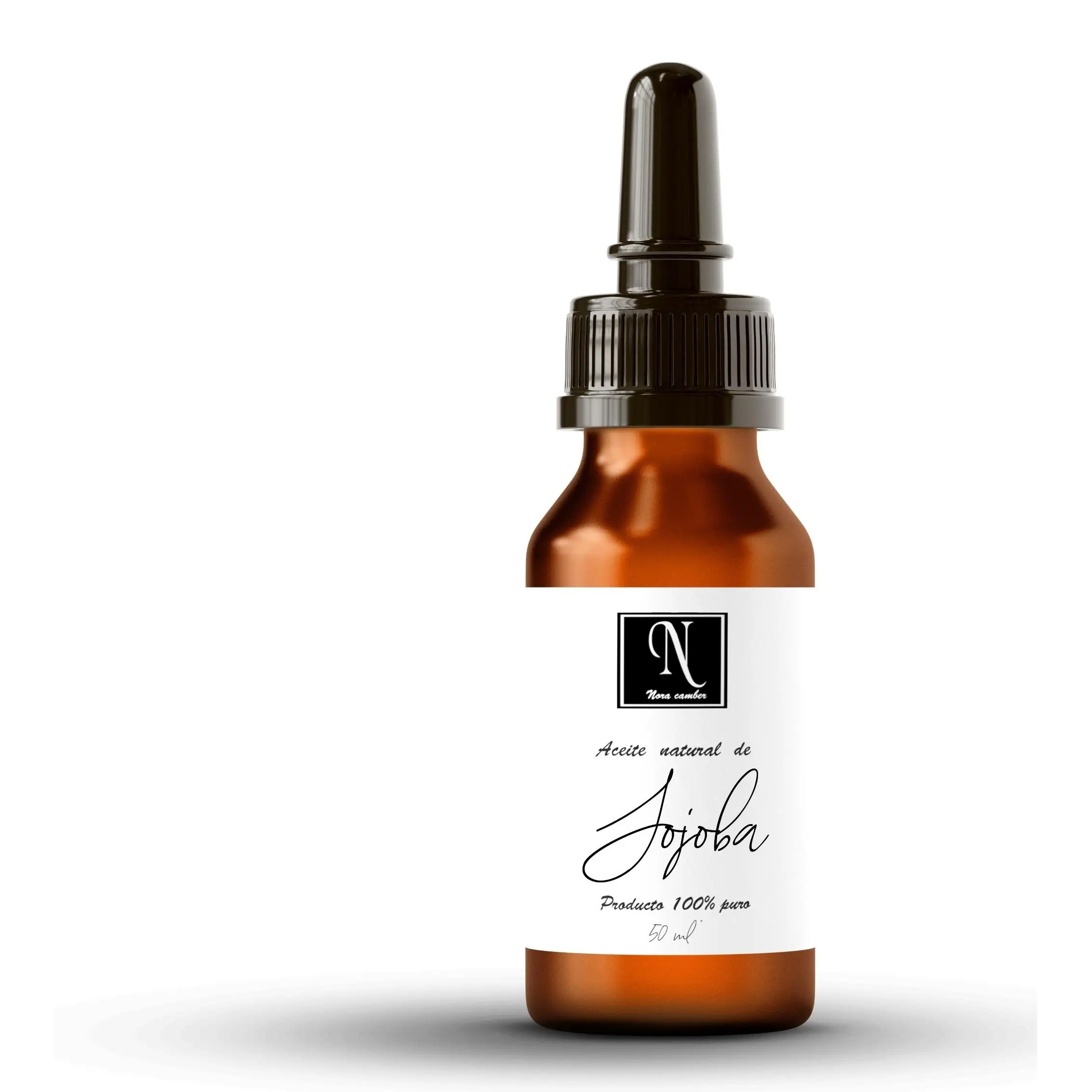 NORA CAMBER pure organic jojoba oil for skin, hair and nails-natural 100%, without additives or preservatives-moisturizing and nourishing-for facial, body and hair use.