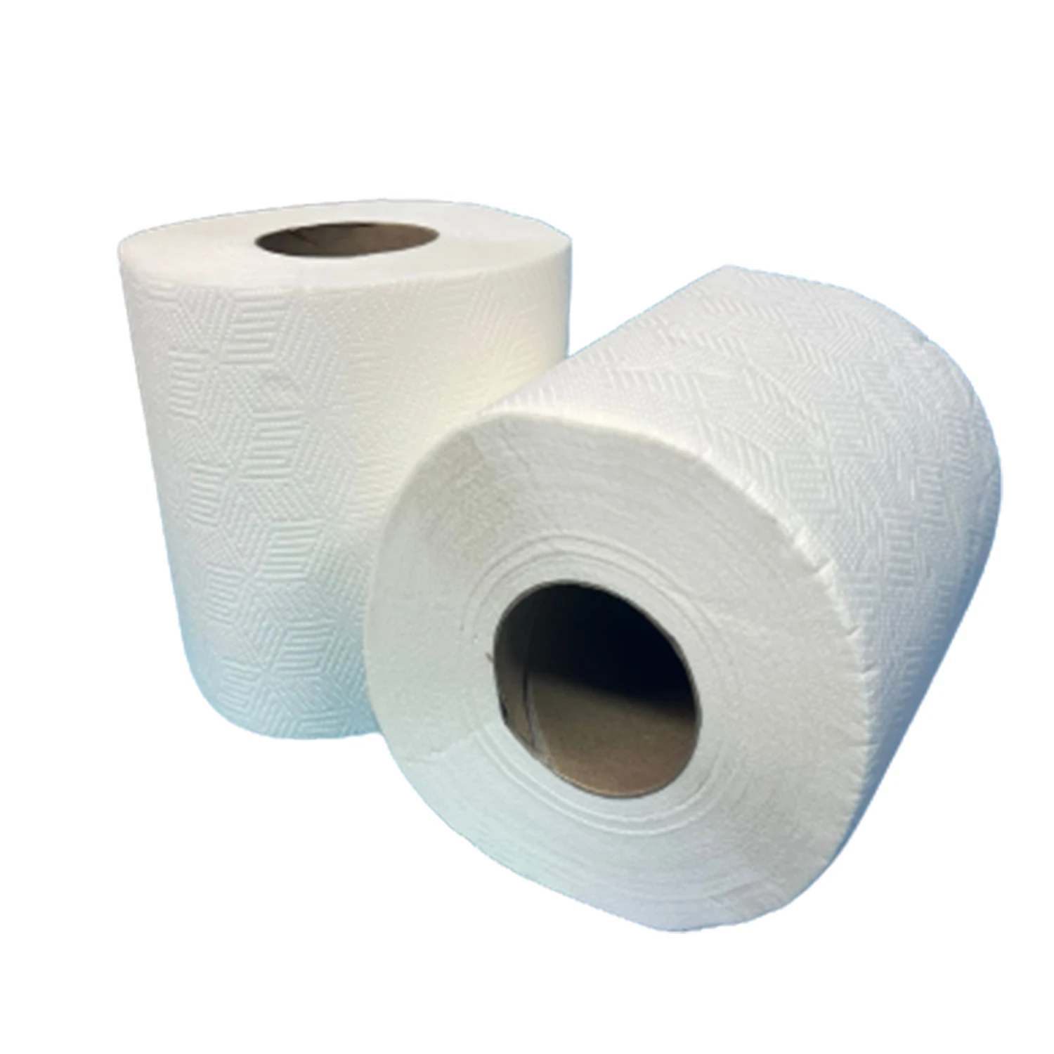 Double layer embossed laminated wickable dry paper coil-pack 6 units high strength and absorption. ALMERICORP