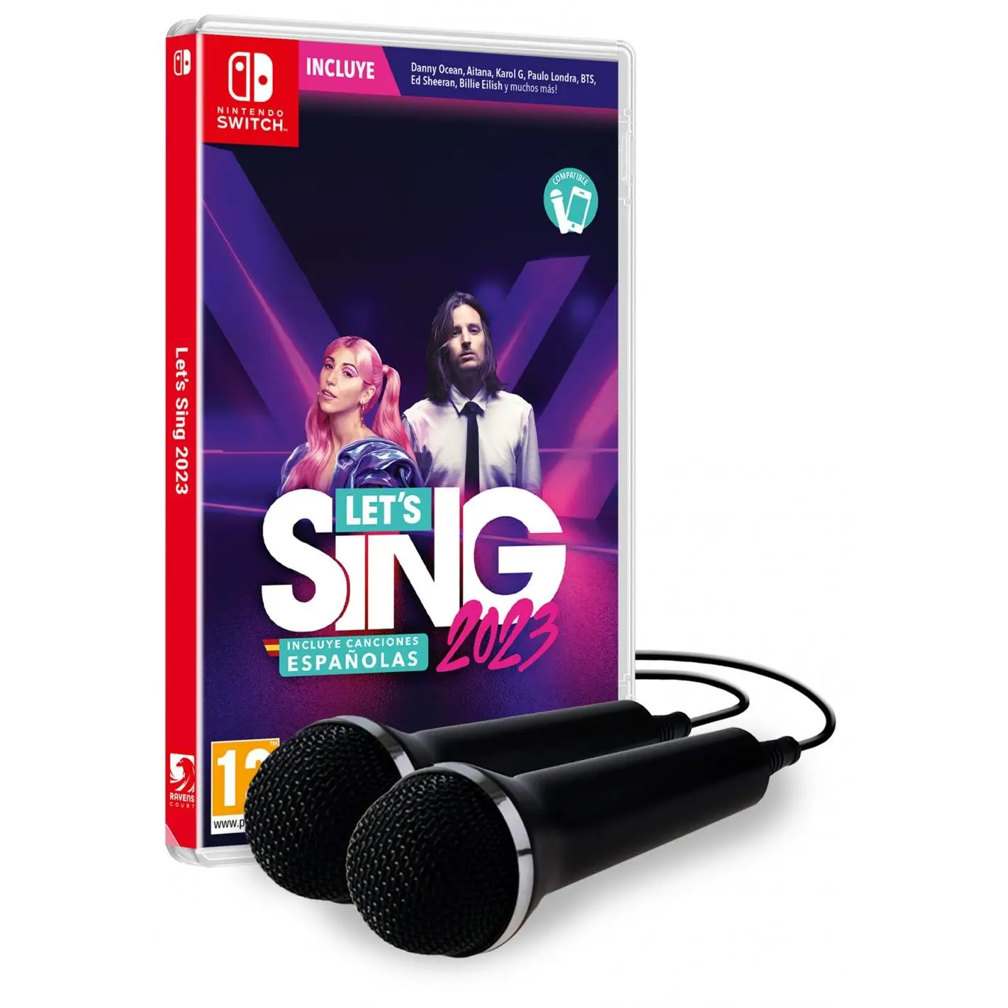Let´s Sing 2023 + 2 Micros - para NINTENDO SWITCH - VERSION ESPAÑOLA