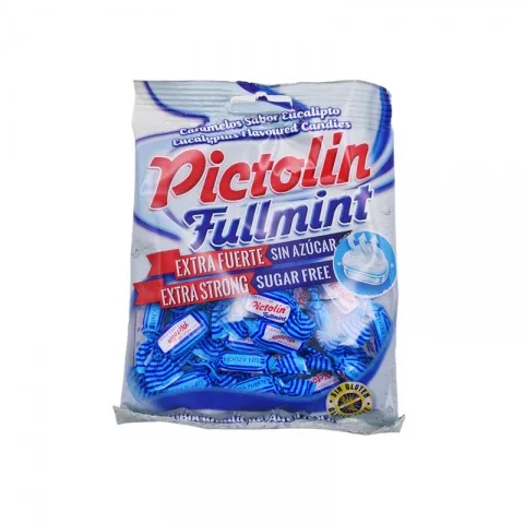 PICTOLIN FULLMINT SIN AZÚCAR Caramelos duros sabor extrafuerte - Bolsa 1 kg