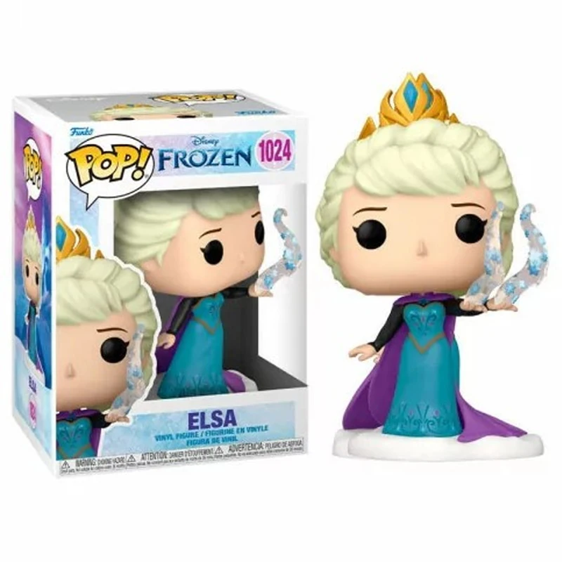 FUNKO POP! DISNEY ULTIMATE PRINCESS - ELSA, 56350, Nº1024, TIENDA CON LICENCIA OFICIAL, ENVÍO 24-48 HORAS, FIGURA CABEZONA DE VINILO 100% ORIGINAL, PELÍCULA, DIBUJOS, REINA DEL HIELO, FROZEN