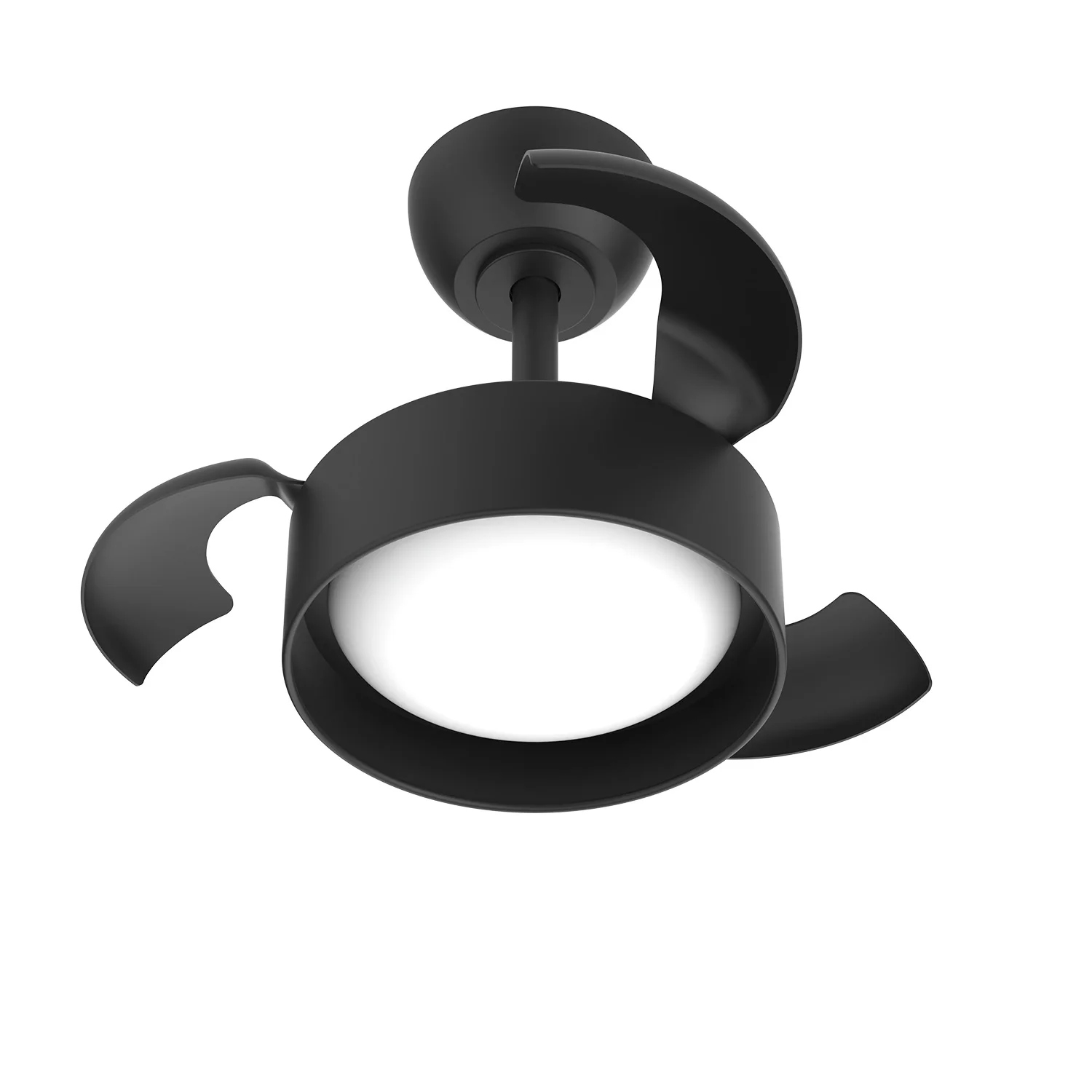 Create - 40w silent ceiling fan ø55cm retractable blades with led light - wind clear lamp