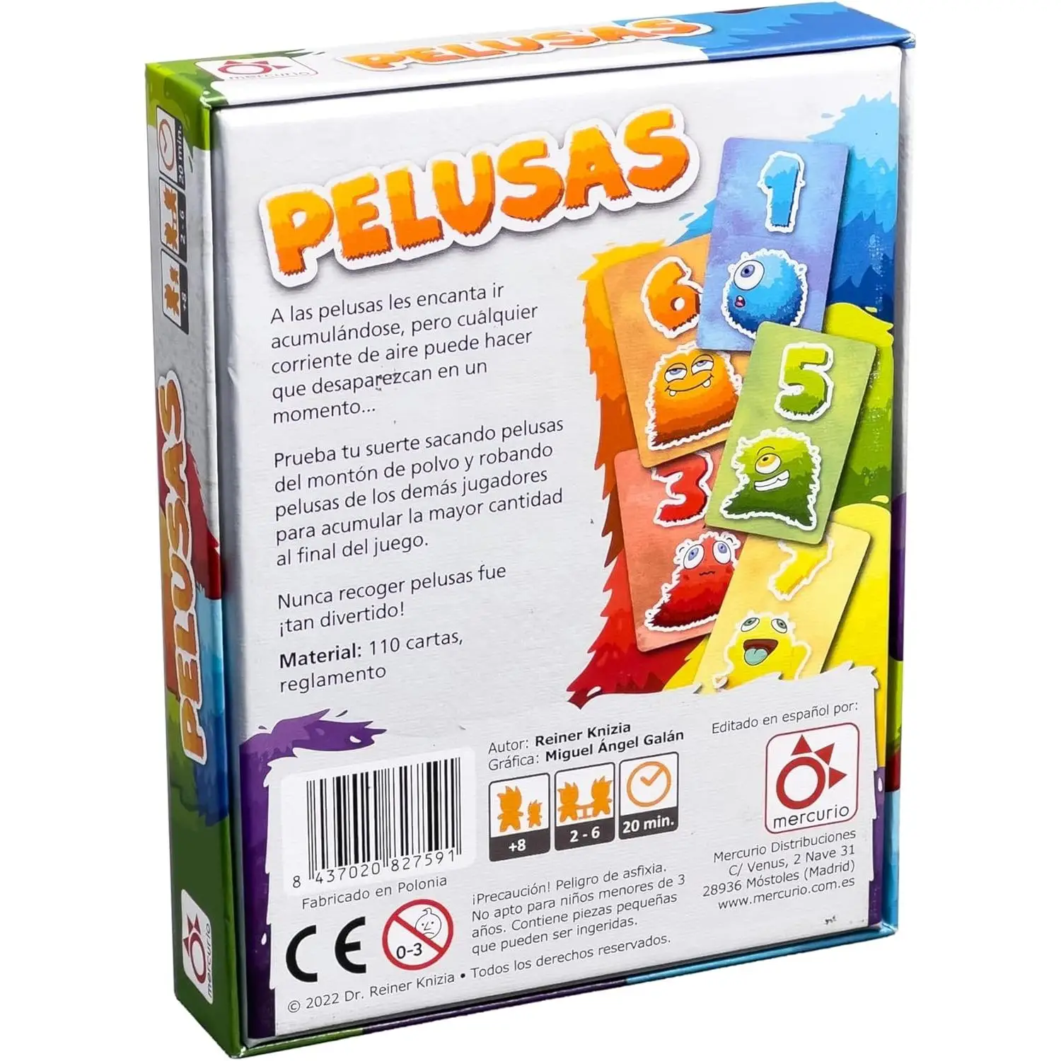 Mercurio Pelusas, a board game for 2 to 6 players aged 8 and up, offering hours of fun with skill-based challenges, perfect for family entertainment and game nights, ideal for children and friends. #2