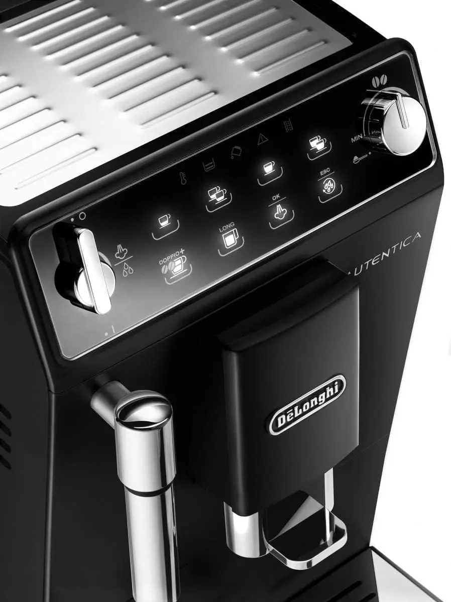 De'longhi - authentic super-automatic coffee maker etam29.510.b with integrated grinder 15 bars of pressure, 1.8l capacity, 1450w, black