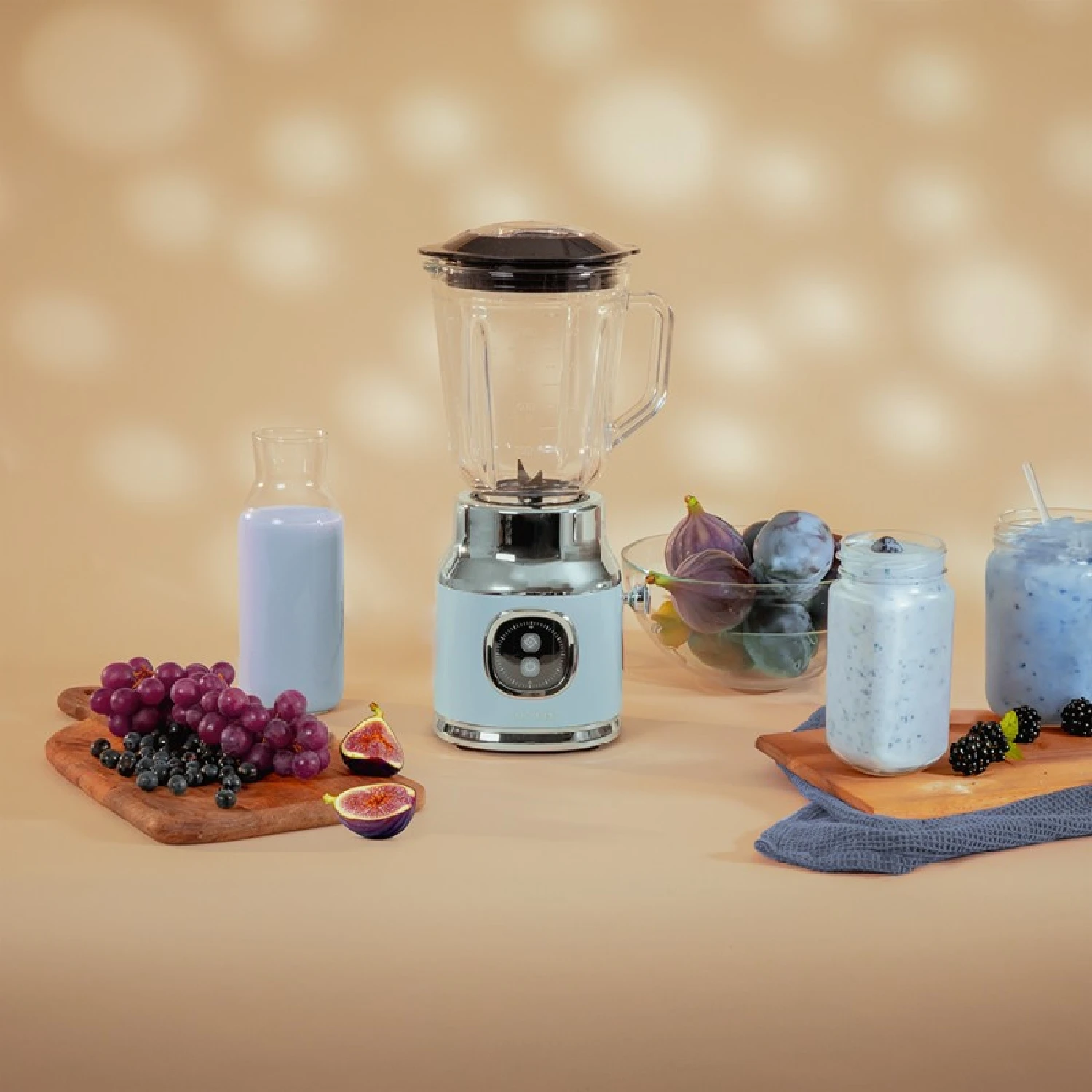 Cecotec glass blender RetroTwist Blue