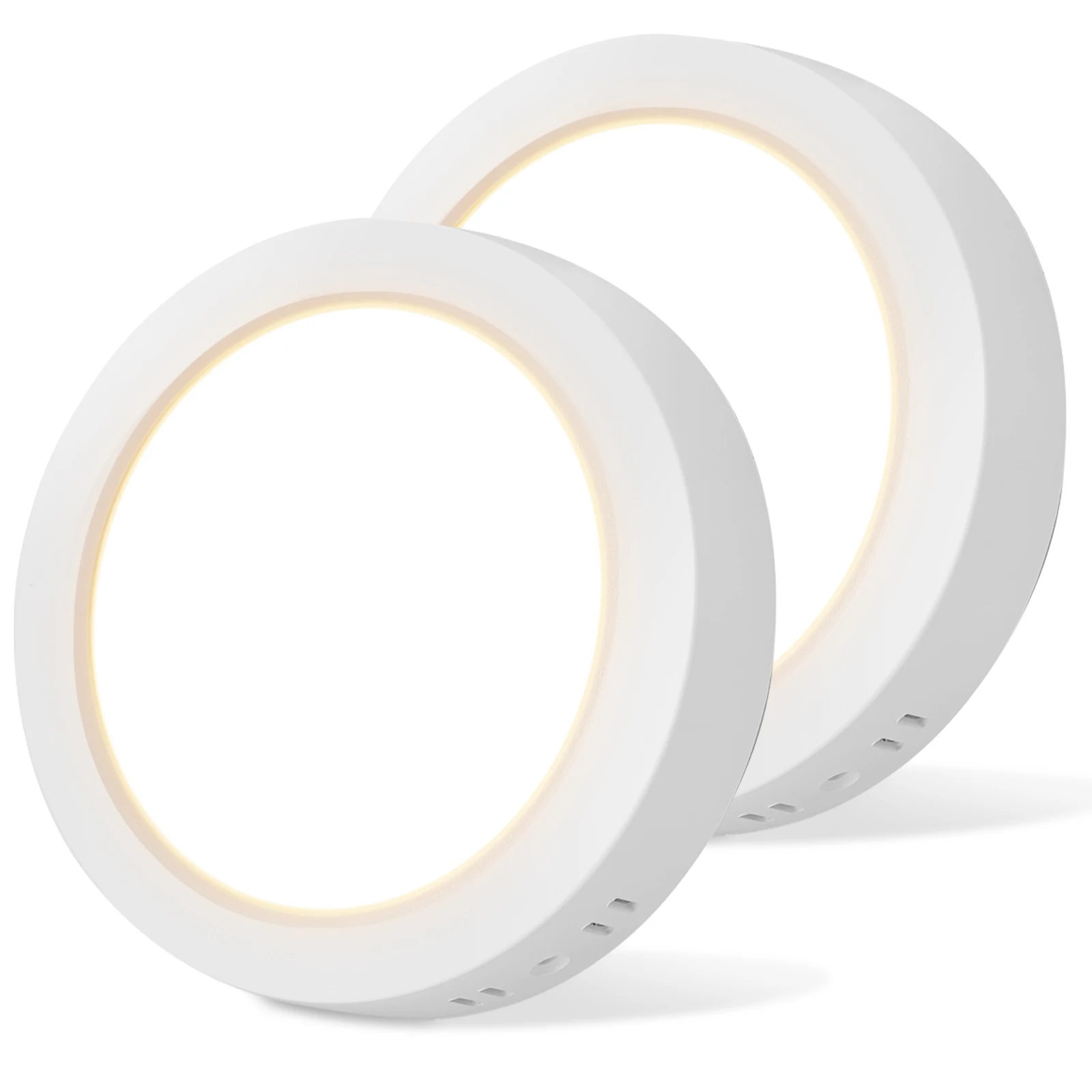 Aigostar Lámpara de Techo LED 12W (108W) Plafón LED 1300LM IP20 Blanco Cálido 3000K