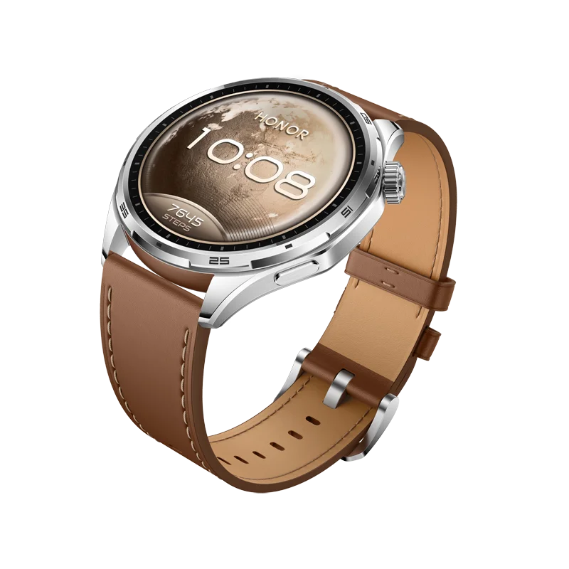 Reloj inteligente HONOR Watch 6 con GPS, 46 mm, pantalla LTPS de 1,46 pulgadas con un brillo de 3.000 nits, hasta 35 días de autonomía, GPS de doble banda, más de 120 deportes y un monitor de salud 7