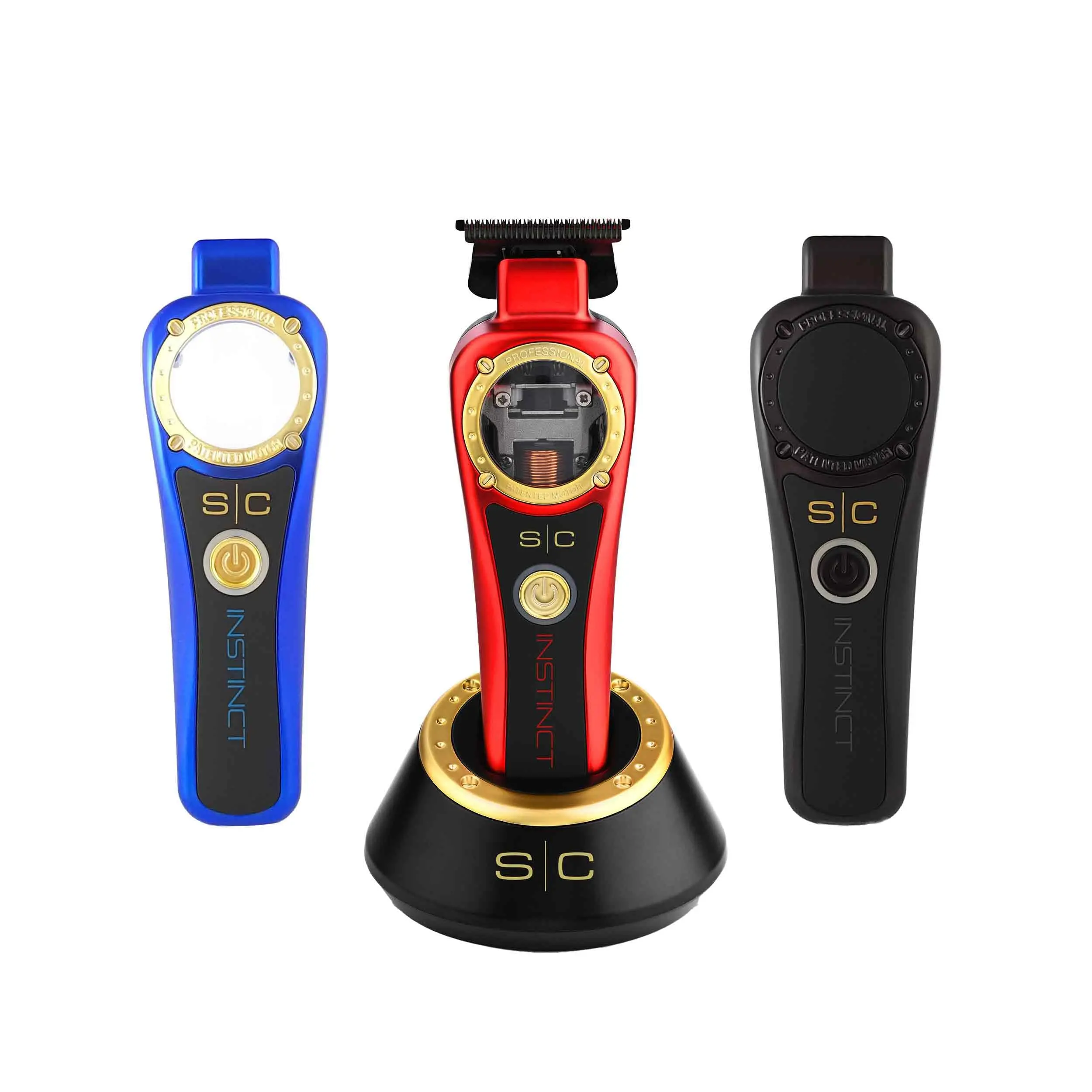 StyleCraft - TRIMMER INSTINCT 9500RPM . hoja fija ancha Black Diamond Carbon DLC X-Pro.Motor Cortacésped inalámbrico con control intuitivo de par,La batería LITHIUM-ION ofrece una autonomía