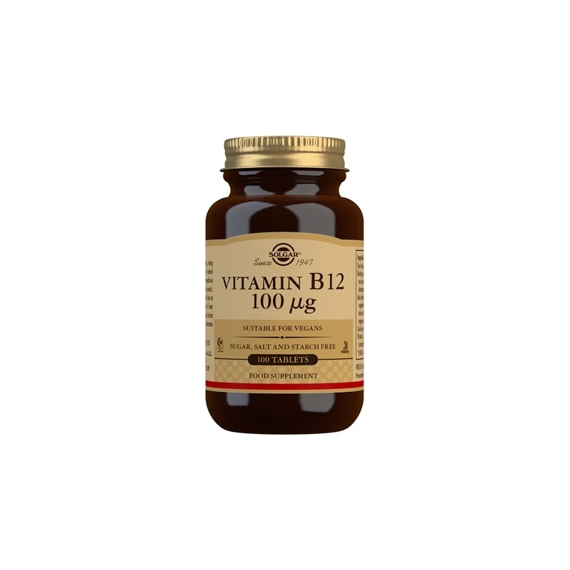 SOLGAR VITAMINA B12 100 MCG 100 COMPRIMIDOS