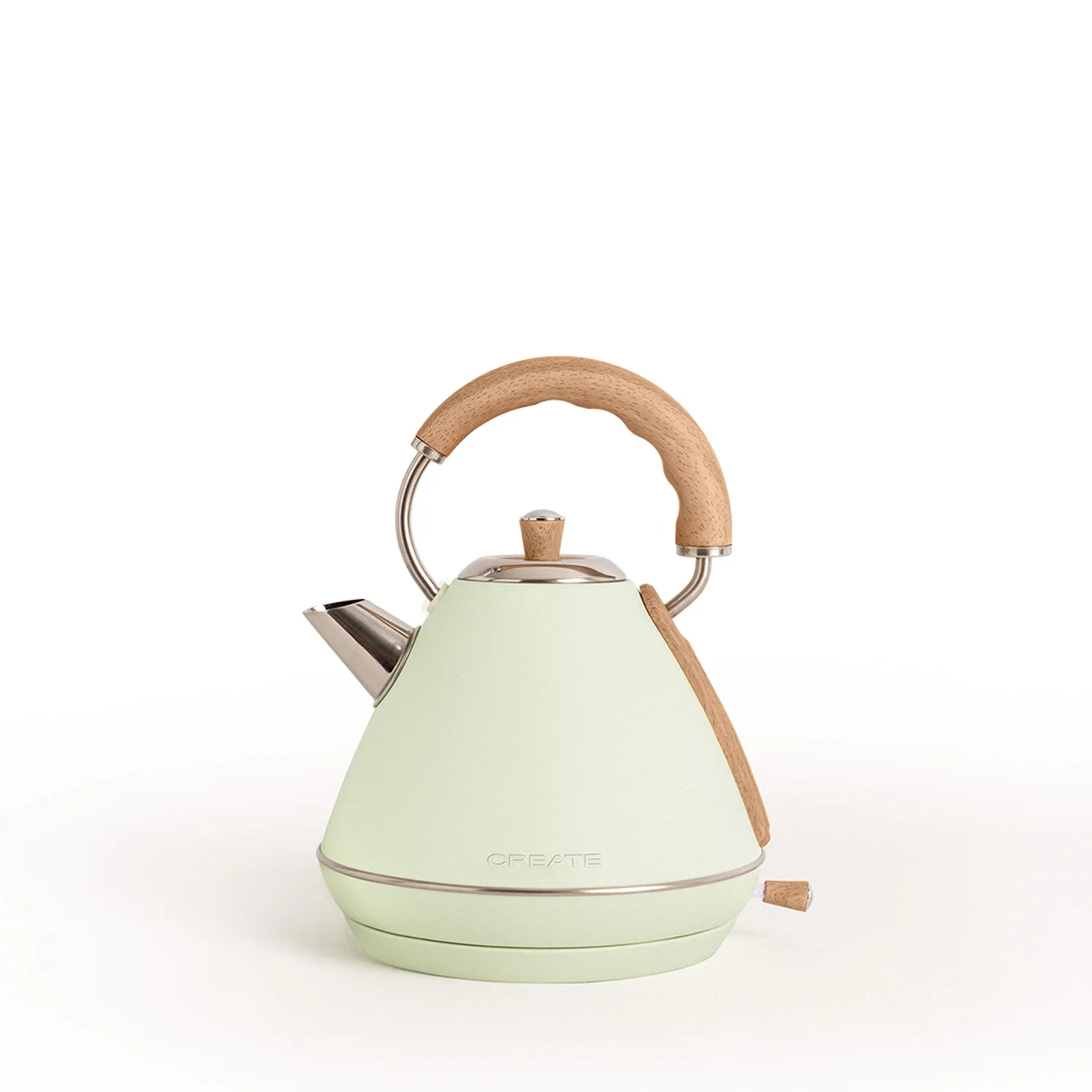 Create - retro electric water kettle 1.7l bpa free and anti-cal - kettle retro