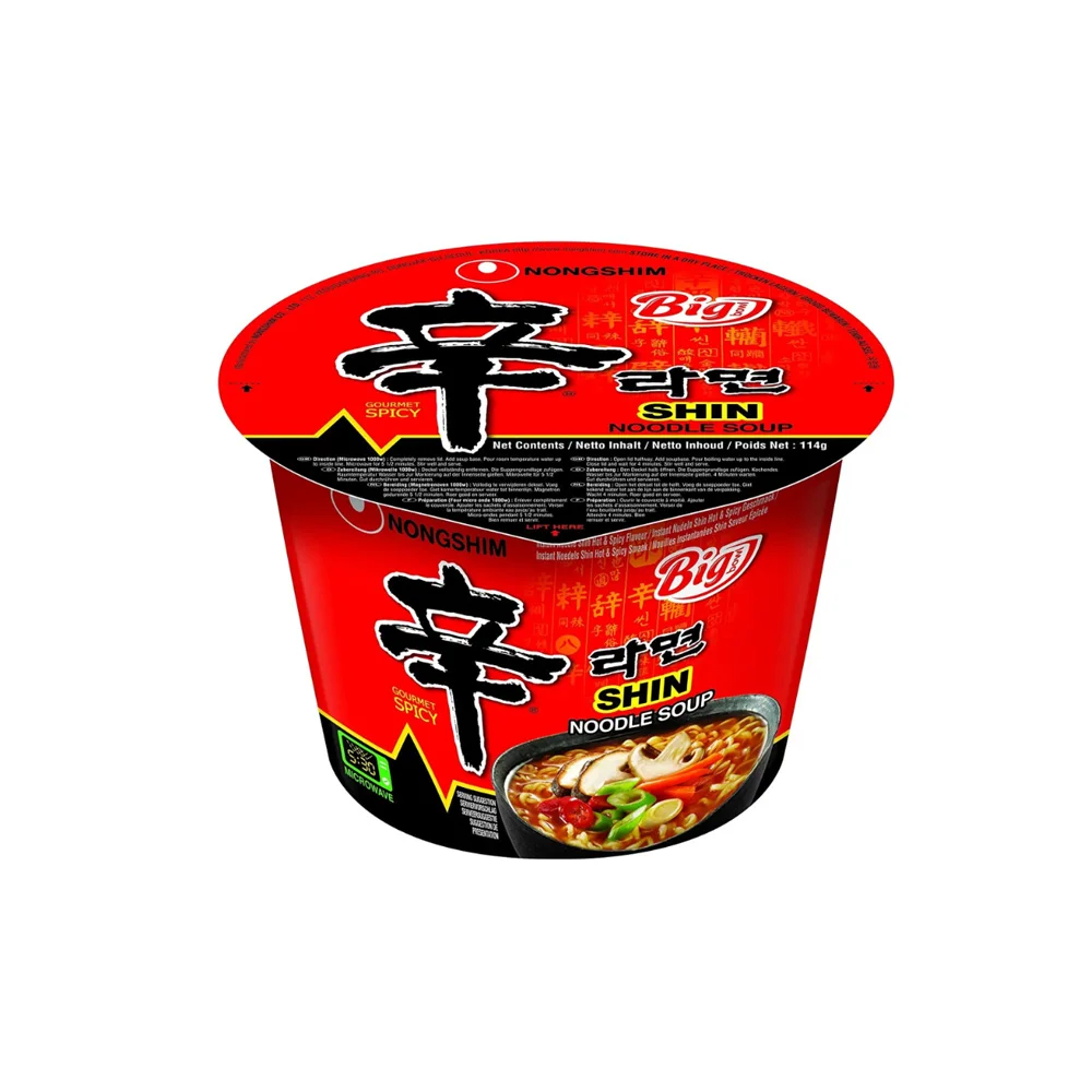 3u Shin Ramen Picante Coreano Cup Ramen de Kimchi Ramen de Udon Ramen Yukejang Nongshim