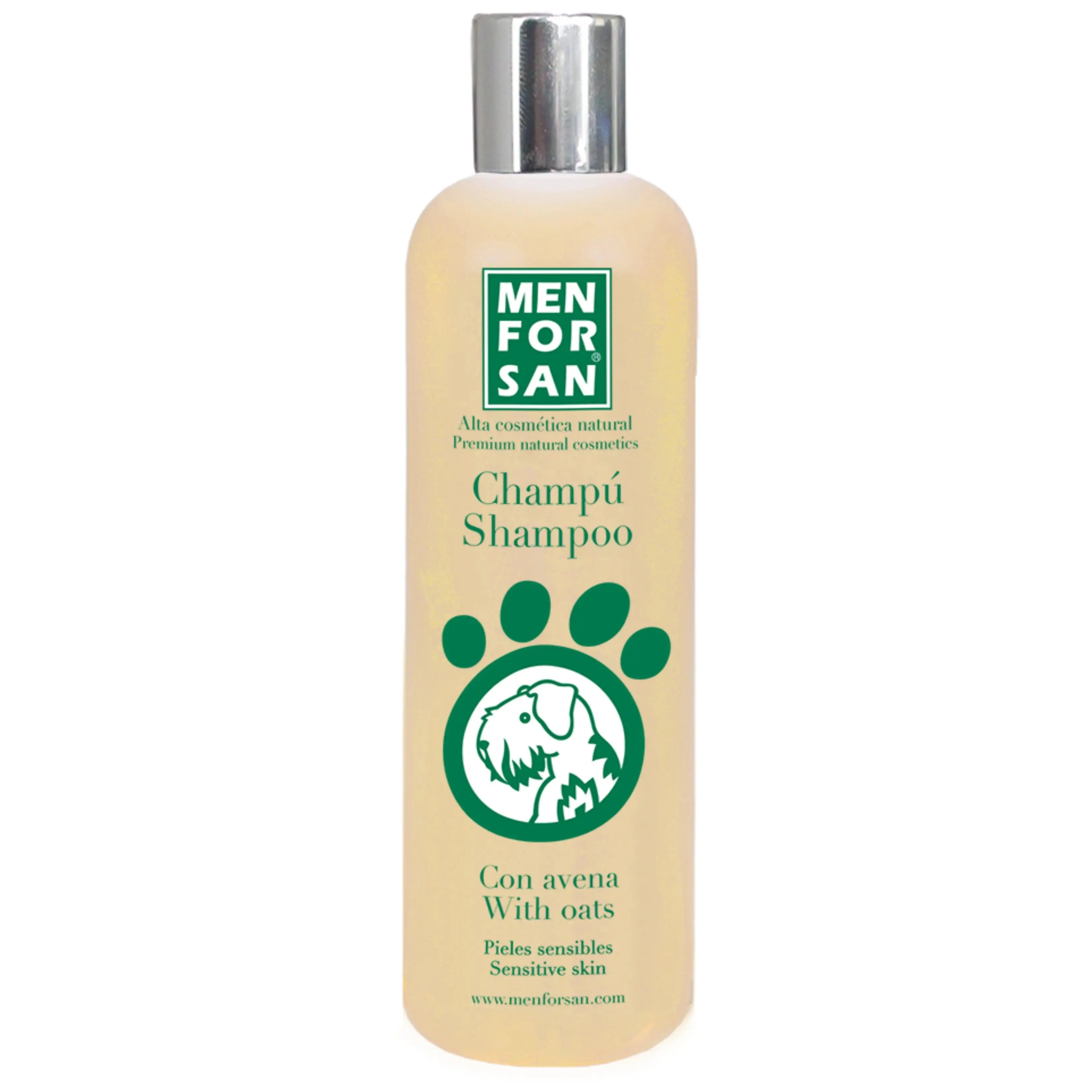 Men For San Champú con Avena para Perros (Perros , Higiene y peluquería , Champús) - 300 ml