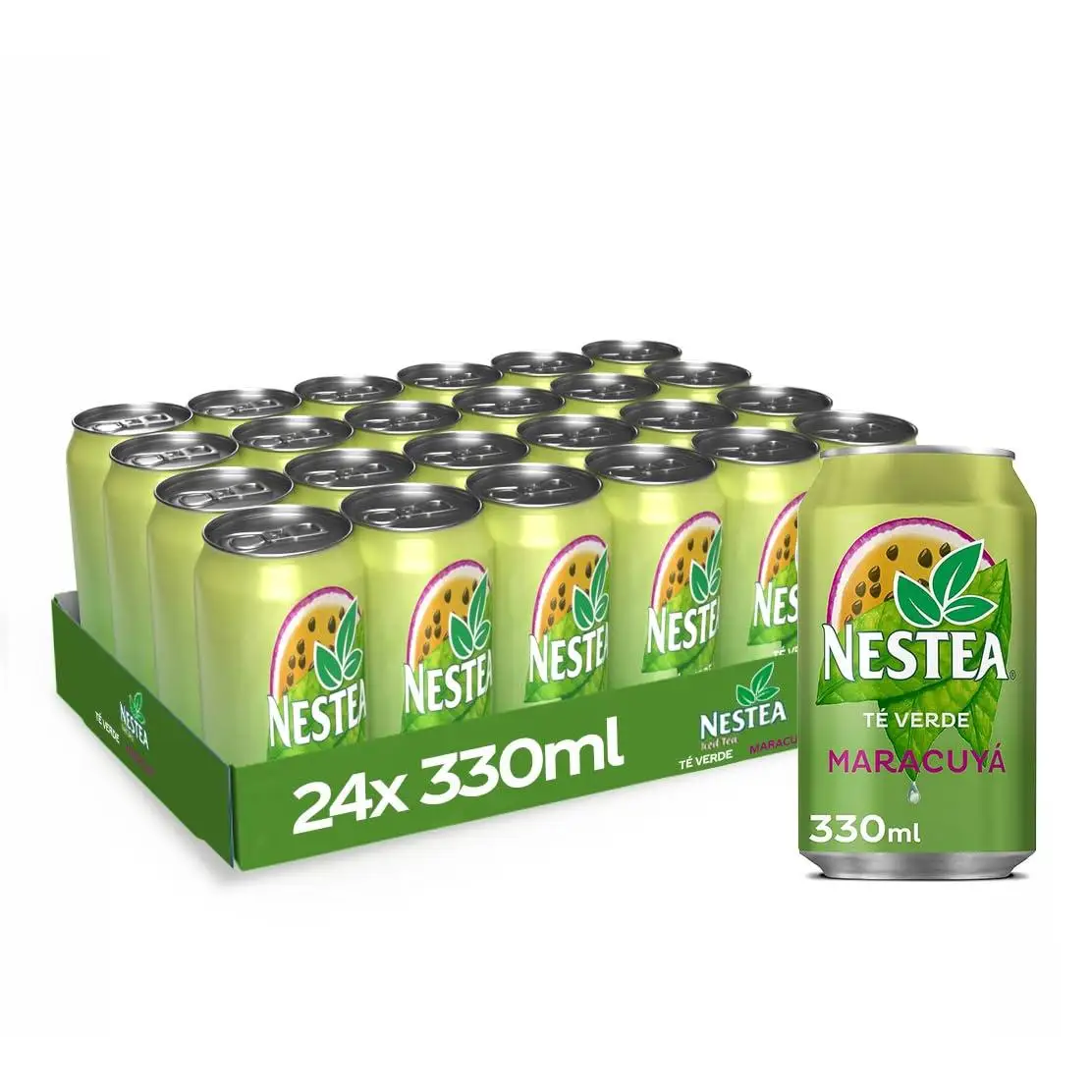 Caja 24 unidades Nestea Té Verde Maracuyá 33cl