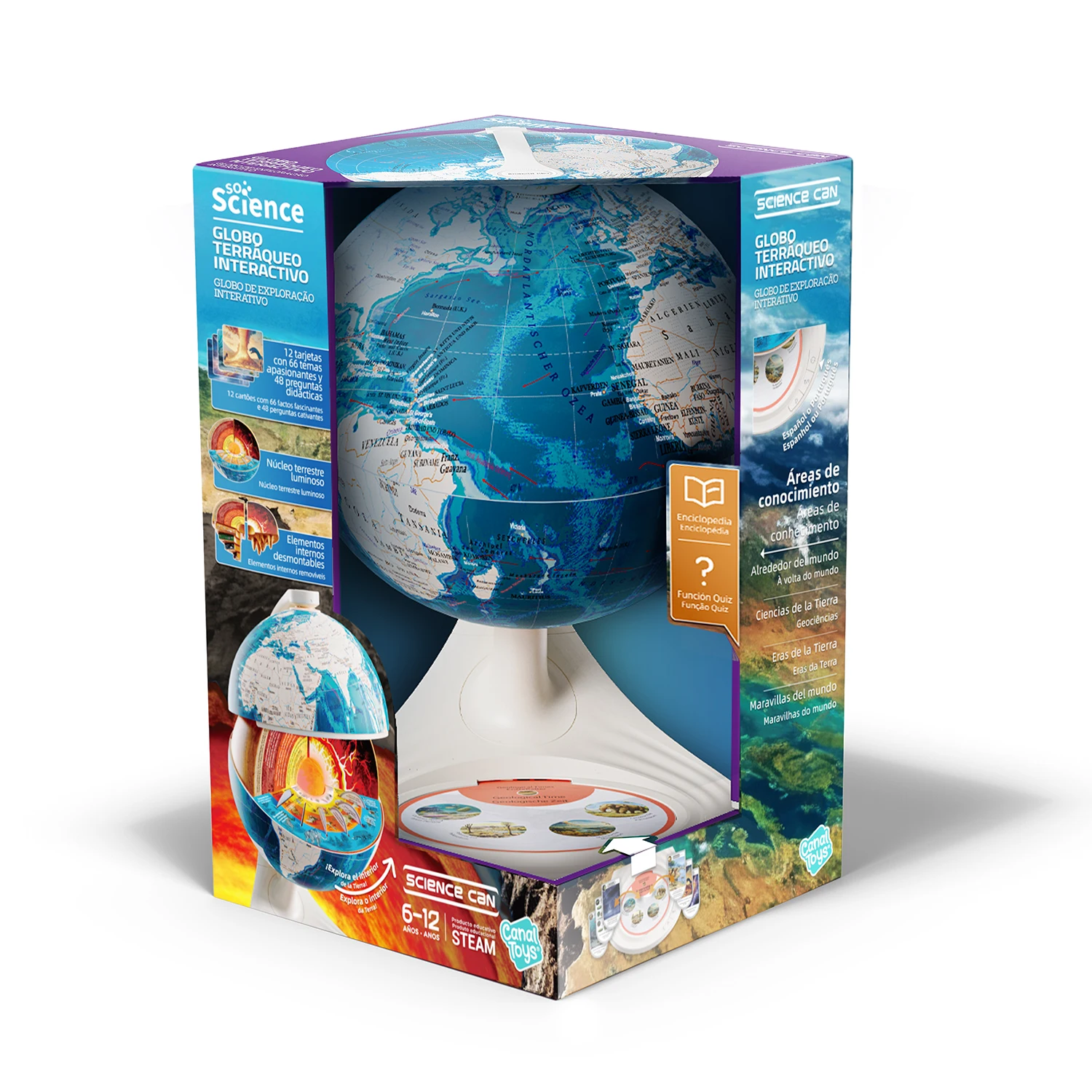 Interactive globe - so science - canal toys - cos003 #1
