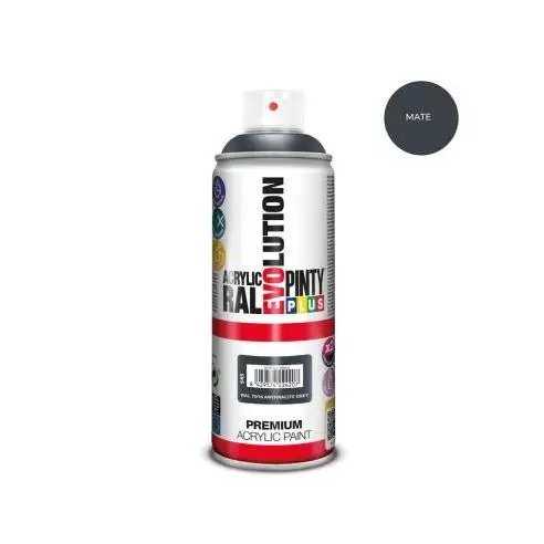 PINTY PLUS PINTURA EN SPRAY PINTYPLUS EVOLUTION 520CC RAL 7016 MATT ANTHRACITE GREY - 95368 Pinturas y Colores Pinturas Spray