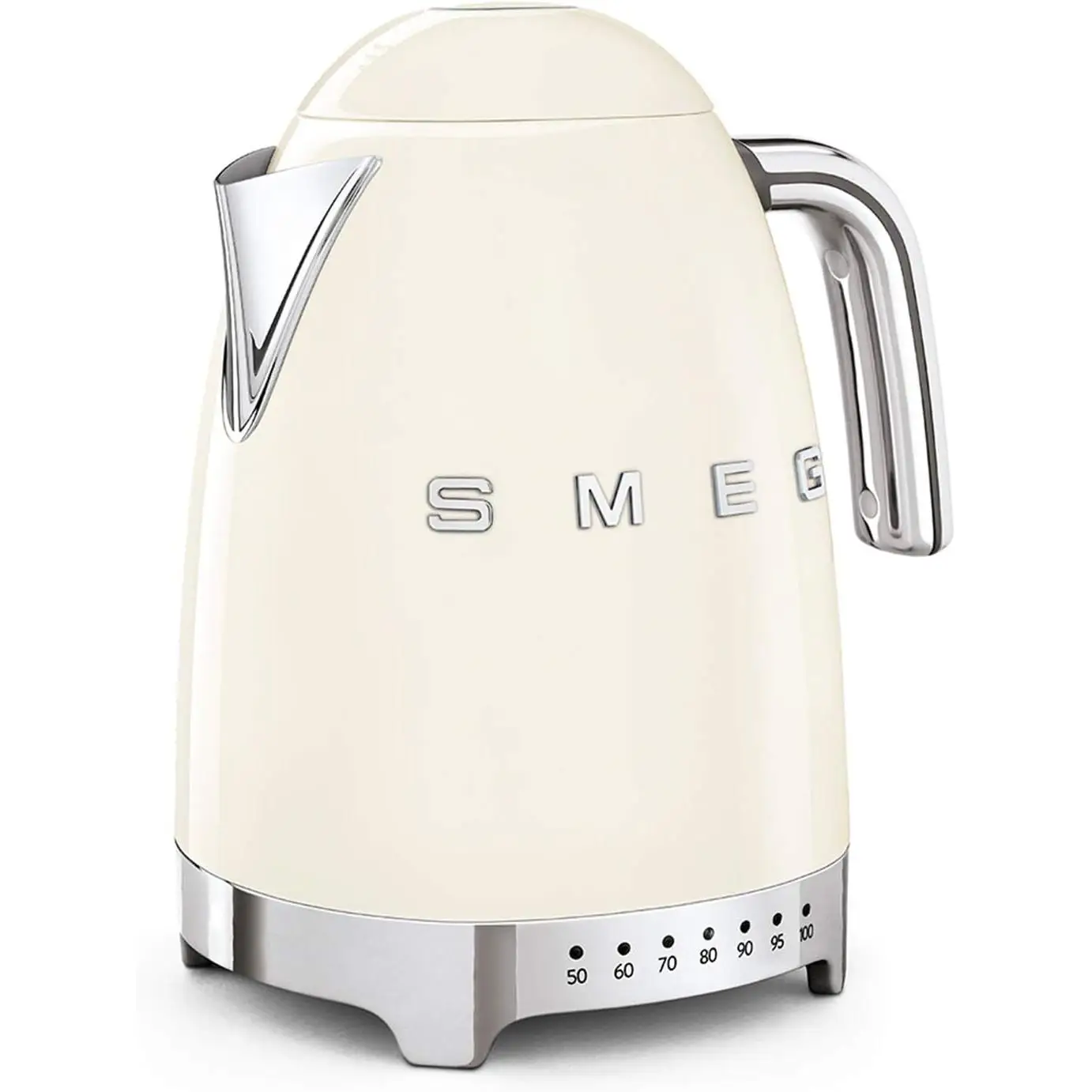 Smeg Crema/Negro/Rojo Hervidor 50' Style Con Ajuste Temp /Verde Pastel