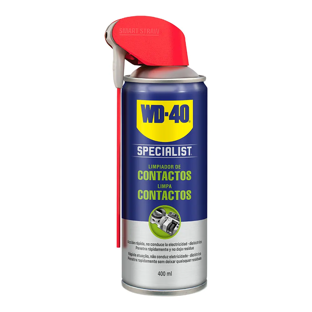 SPRAY SPECIALIST LIMPIA CONTACTOS WD40 400ml 34380 LIMPIADOR PARA SITEMAS ELECTRÓNICOS LUBRICANTES Y ACEITES FAMILIA WD40 MULTIPLES APLICACIONES