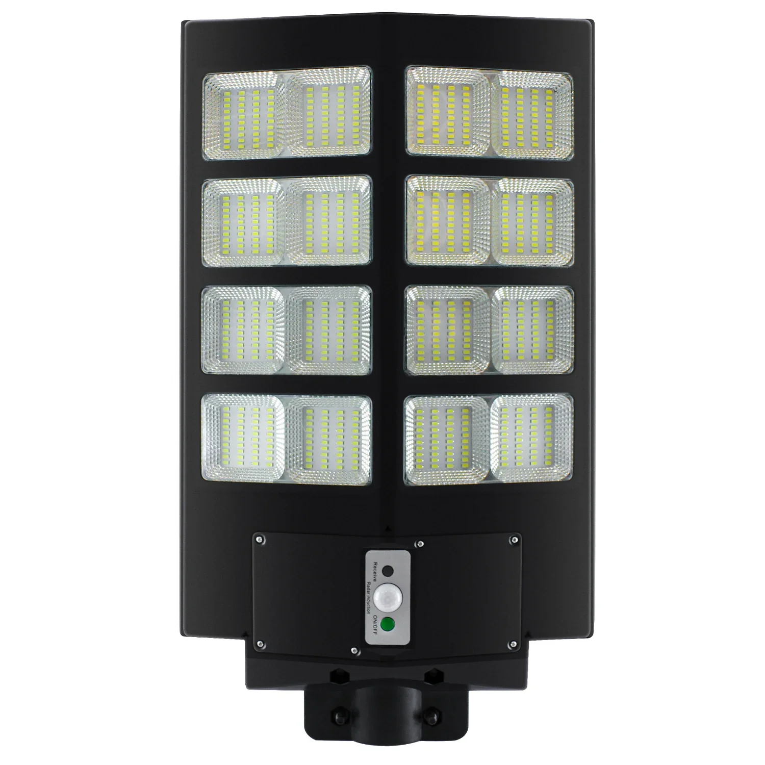 Farola Solar Sensor Movimiento y Control Remoto, Iluminación Exterior Eficiente - Potencia 600W/800W/1000W - Jortan Tech