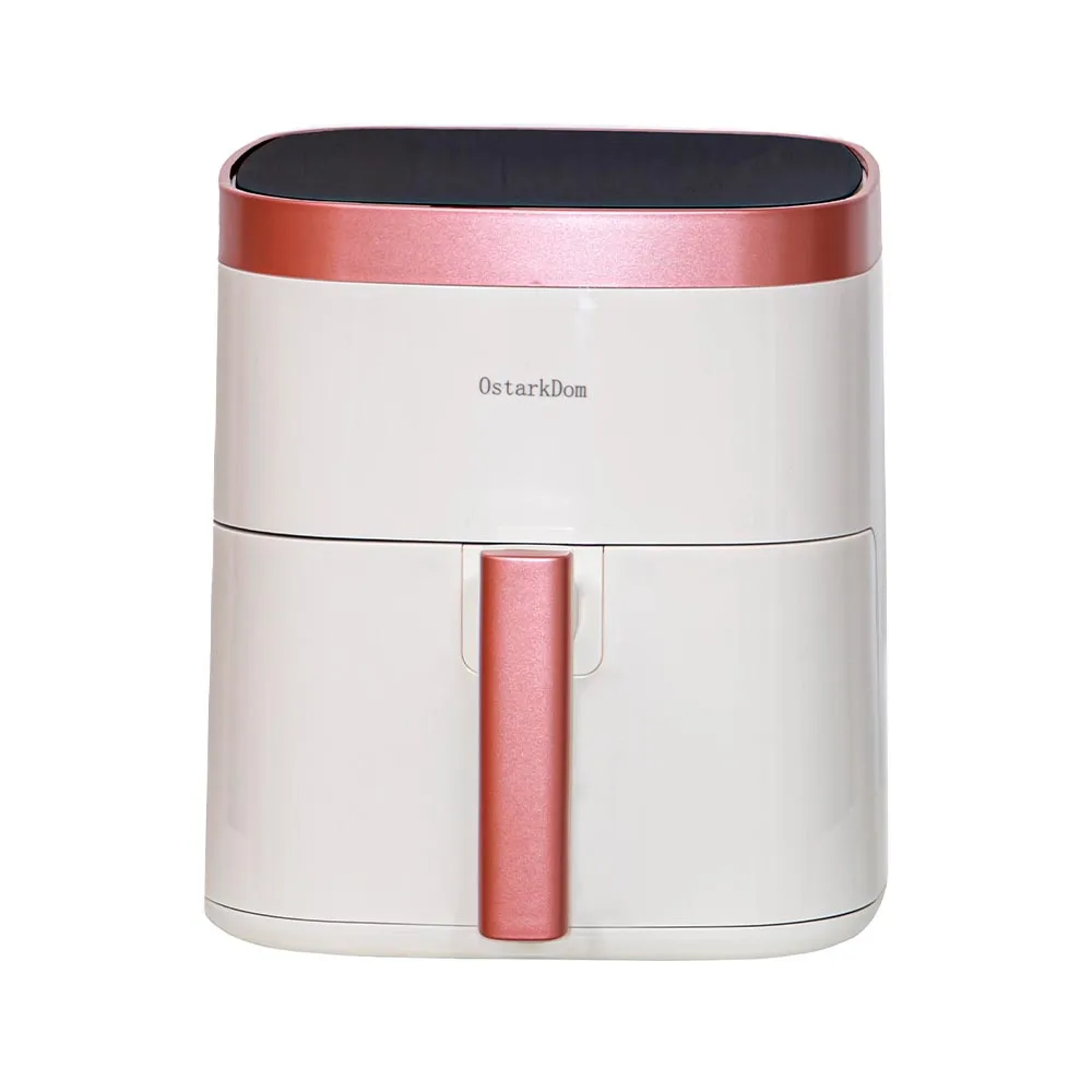 Ostark Freidora de Aire 5L  5.5L 6L 16L Sin Aceite, 1400W, Pantalla Táctil, 80-200°C, 60 Min Temporizador, Capacidad Grande, Fácil Limpiar, 220-240V ~ Para Cocina Saludable
