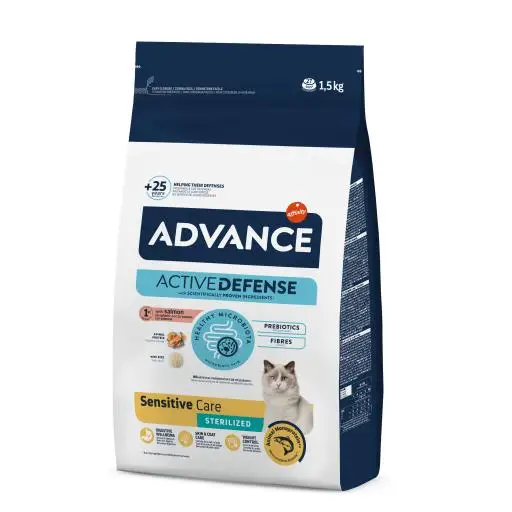Advance Pienso Sterilized Sensitive Salmón y Cebada (Gatos , Comida , Pienso) - 10 KG