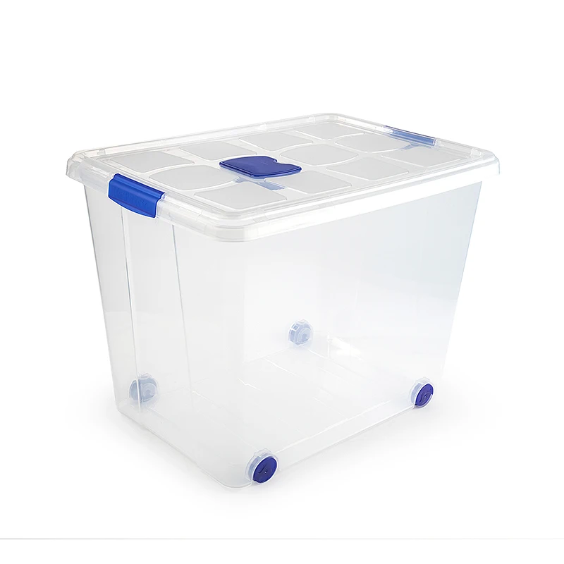 86L Caja de almacenamiento guande  86L ideal para todos juguetes, libros, ropa y mantas - 45*62*47cm marca plástico Forte