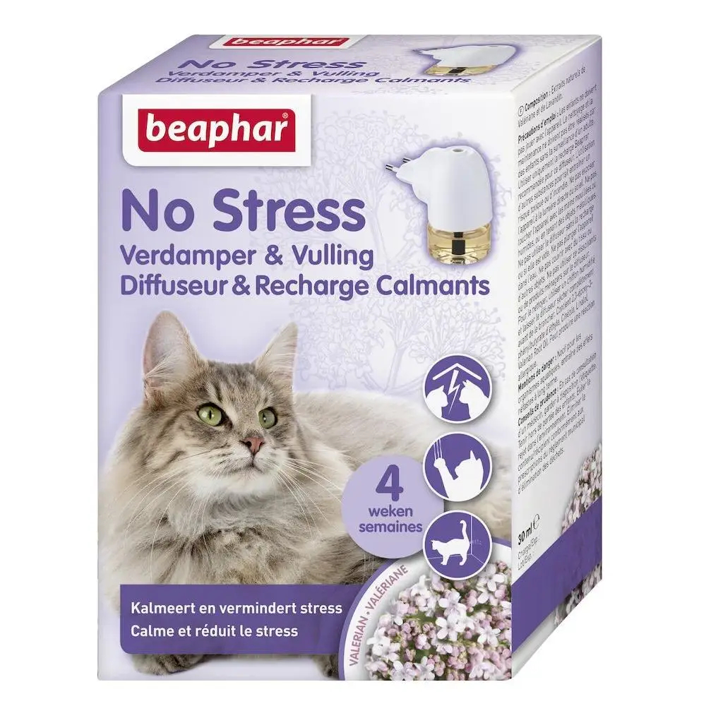 Beaphar No Stress Difusor + Recambio Para Gatos Difusor Calmante Para Gatos