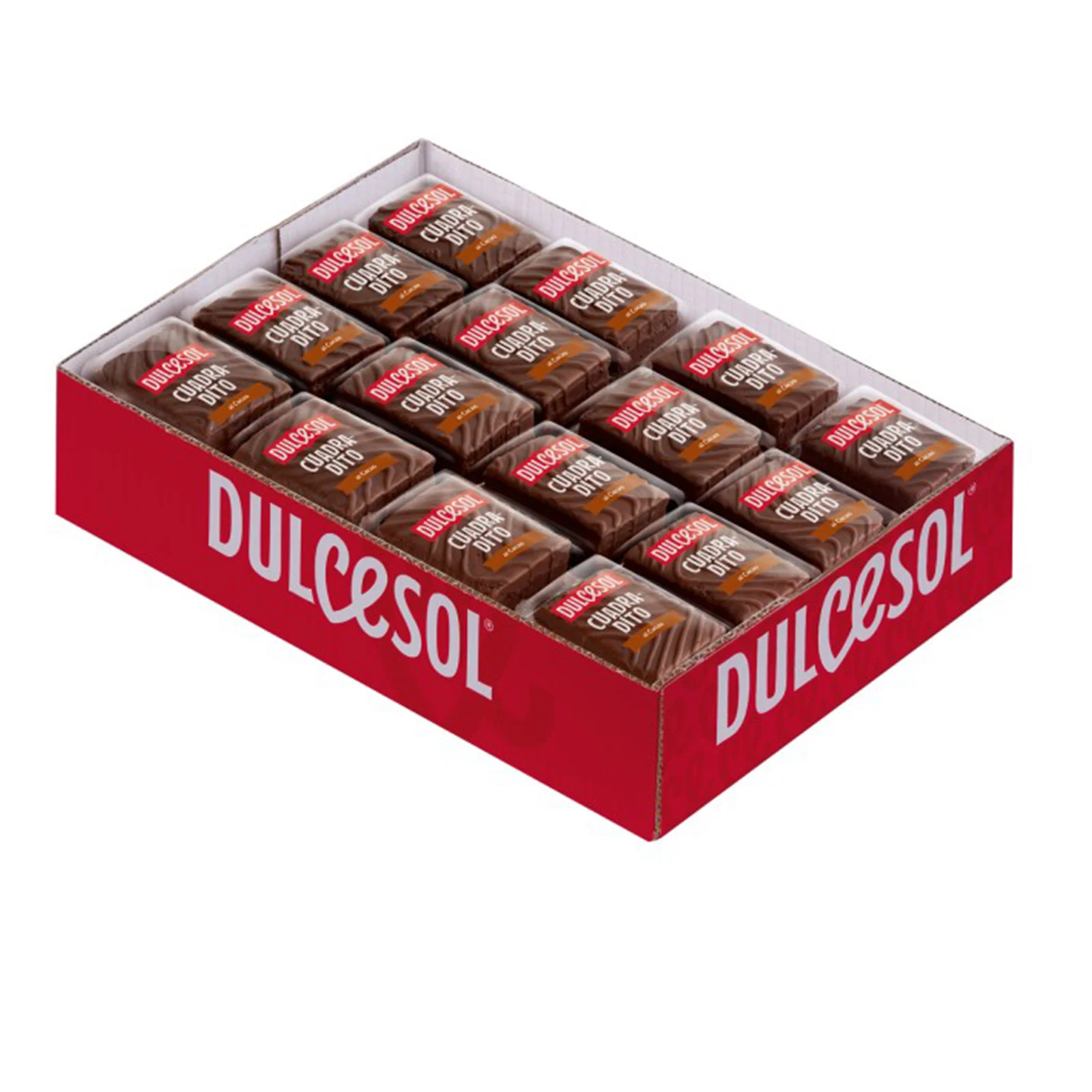 Dulcesol - Cuadraditos de chocolate - Caja de 2 kg - Dulces de chocolate