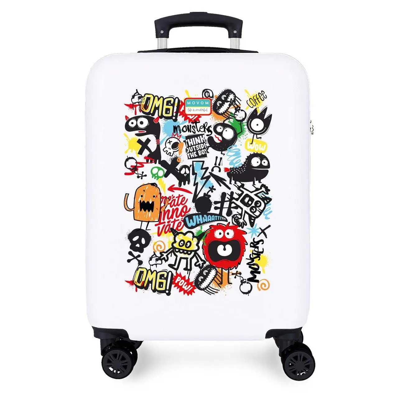 Maleta de cabina Movom Monsters 55x38x20cm