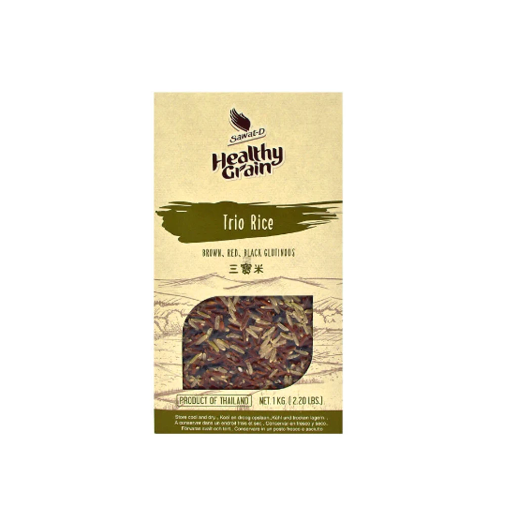 Arroz Mixto 1kg | Integral, Rojo, Negro Glutinoso  Healthy Grain