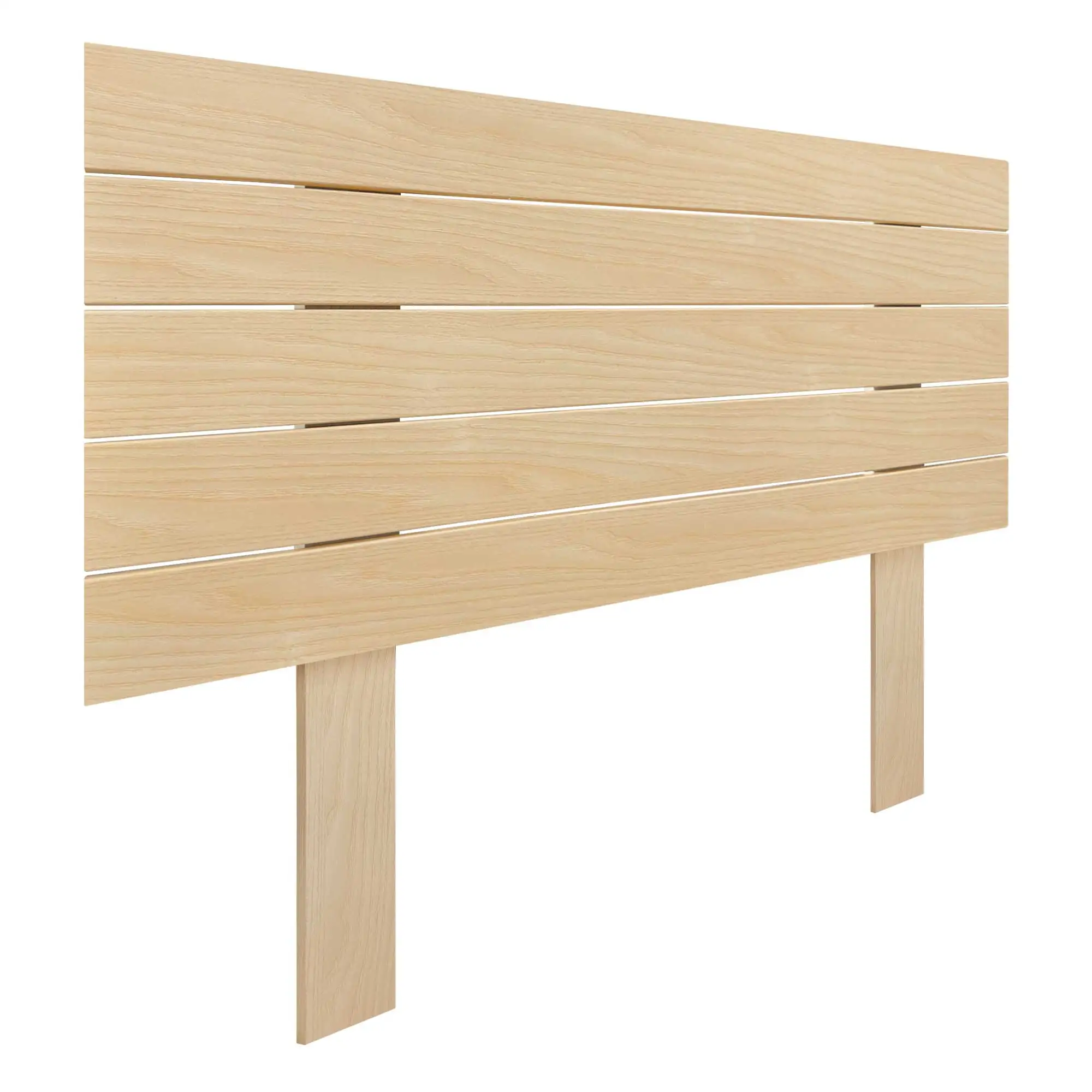 DHOME Cabecero de Madera reciclada DM Estilo Palet Horizontal con Patas Cama Palets Herrajes incluidos