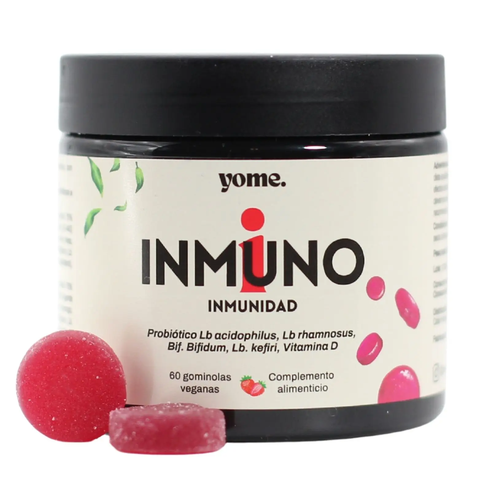 Gominolas con probióticos y vitamina D para fortalecer tu inmunidad. YOME INMUNO.