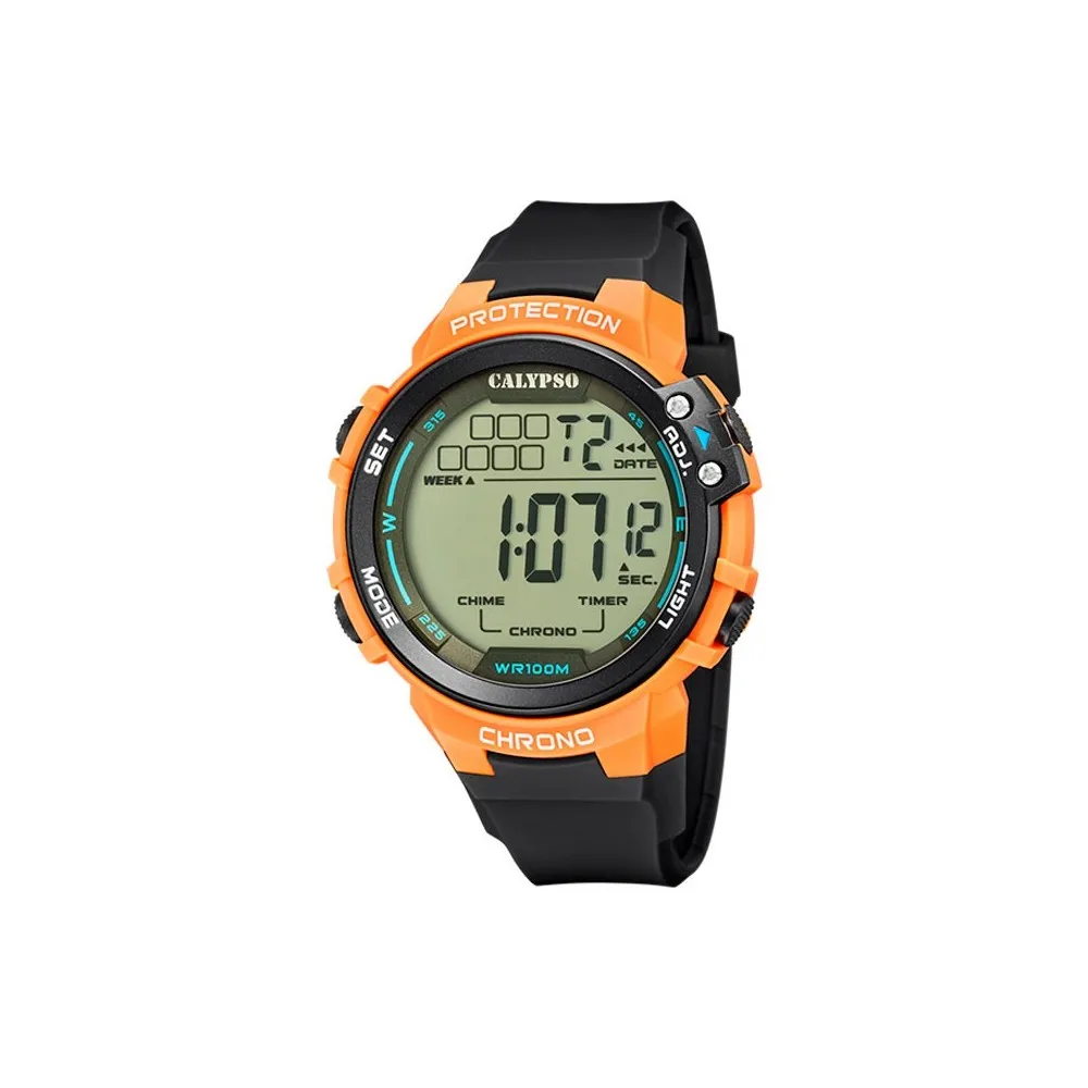 Calypso man K5817/4 Digital rubber strap watch